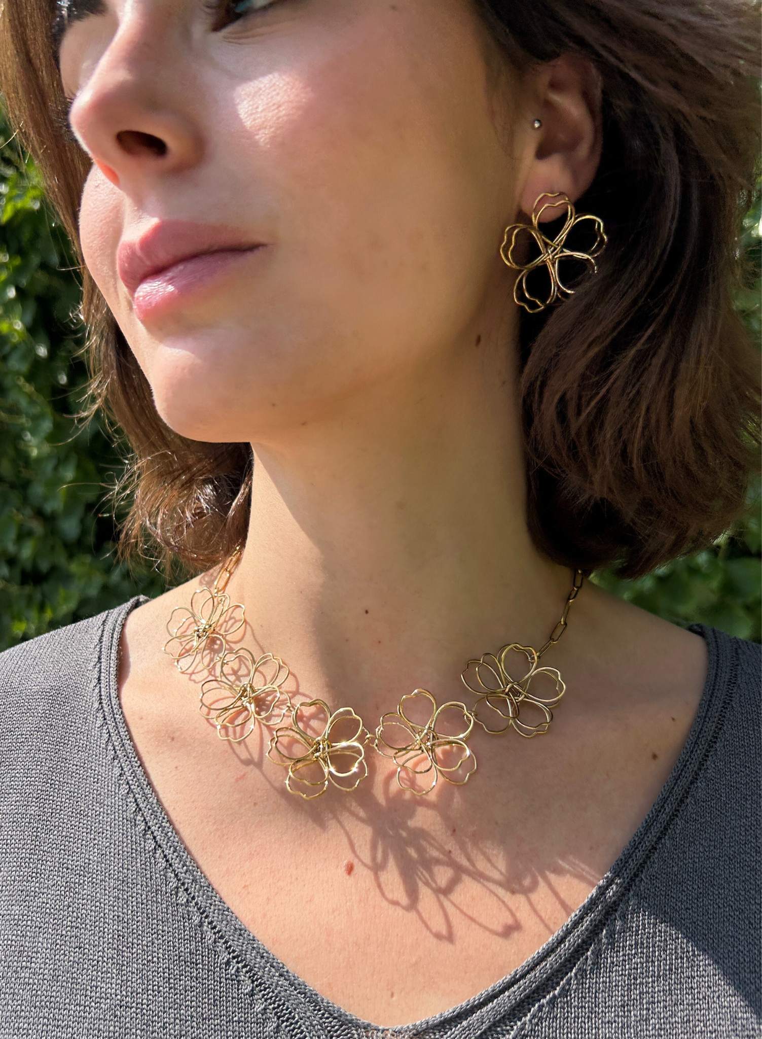 Collar flor