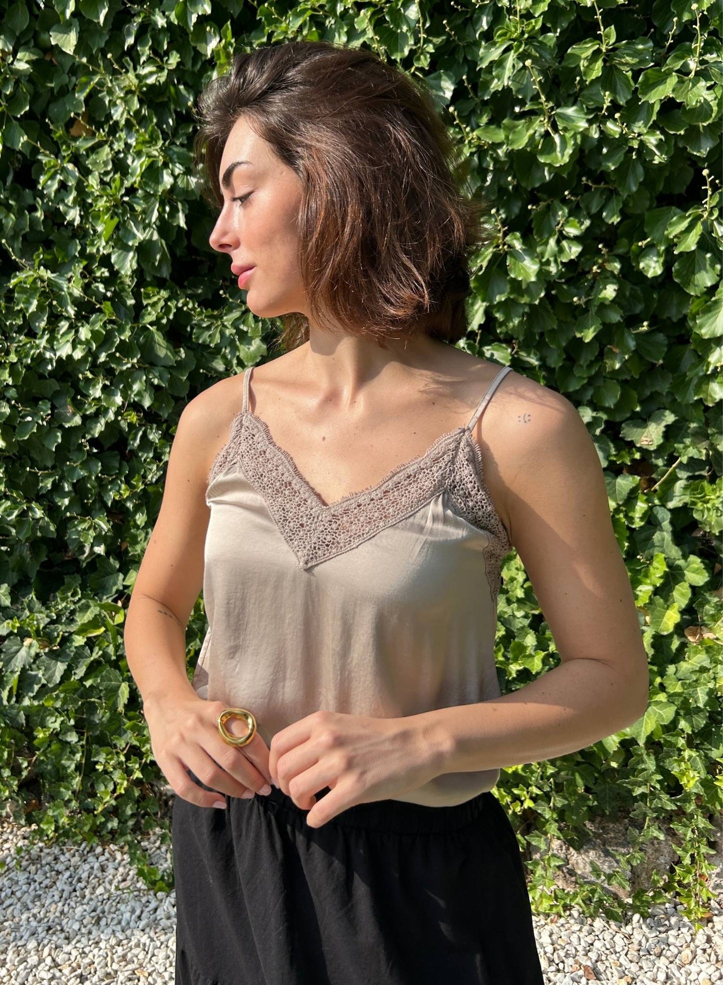 Beige lingerie