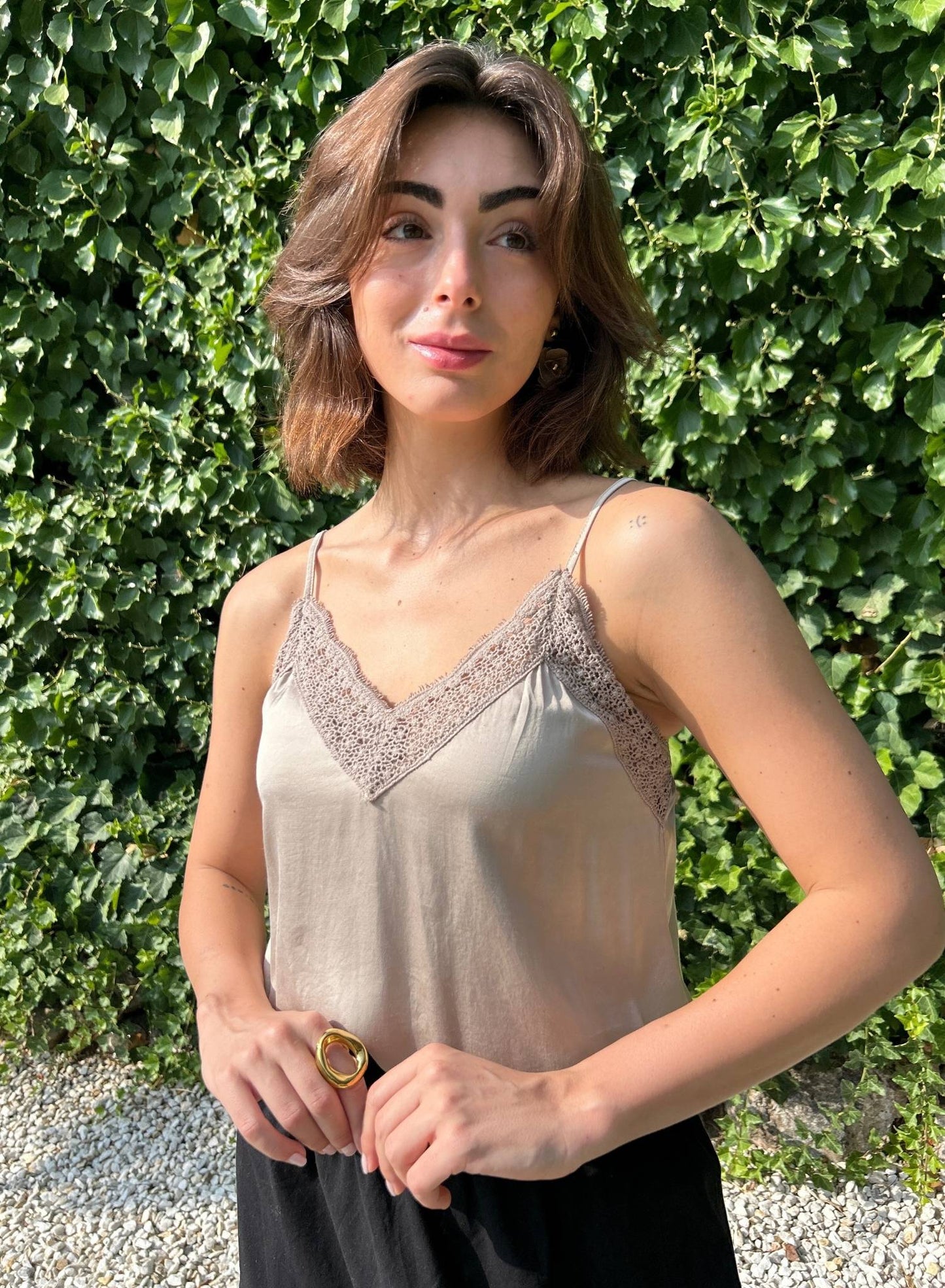 Beige lingerie