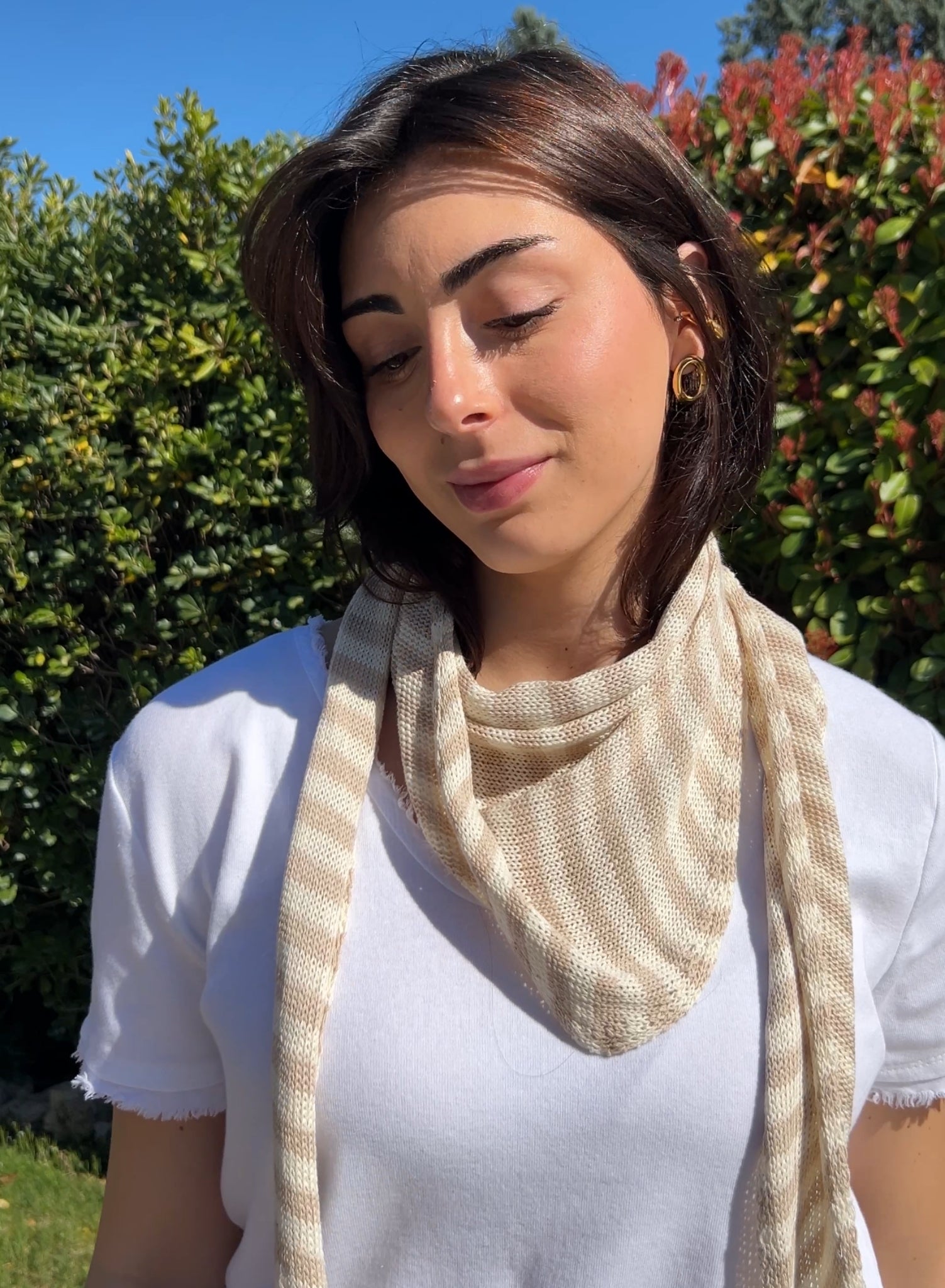 Bandana rayas algodón