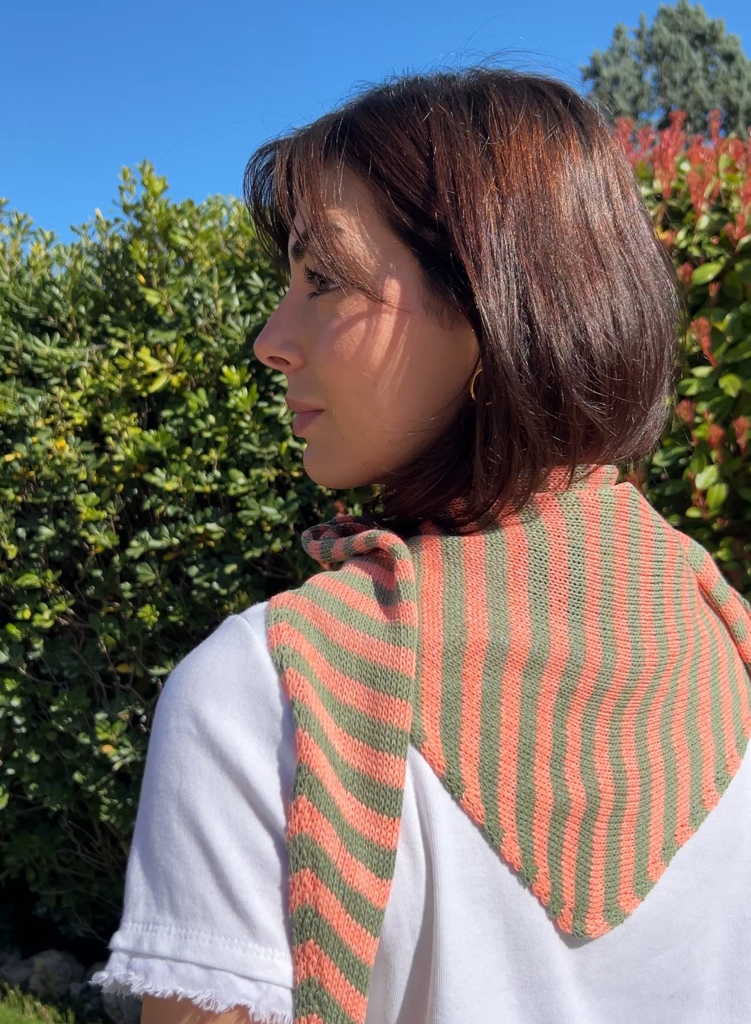 Bandana rayas algodón