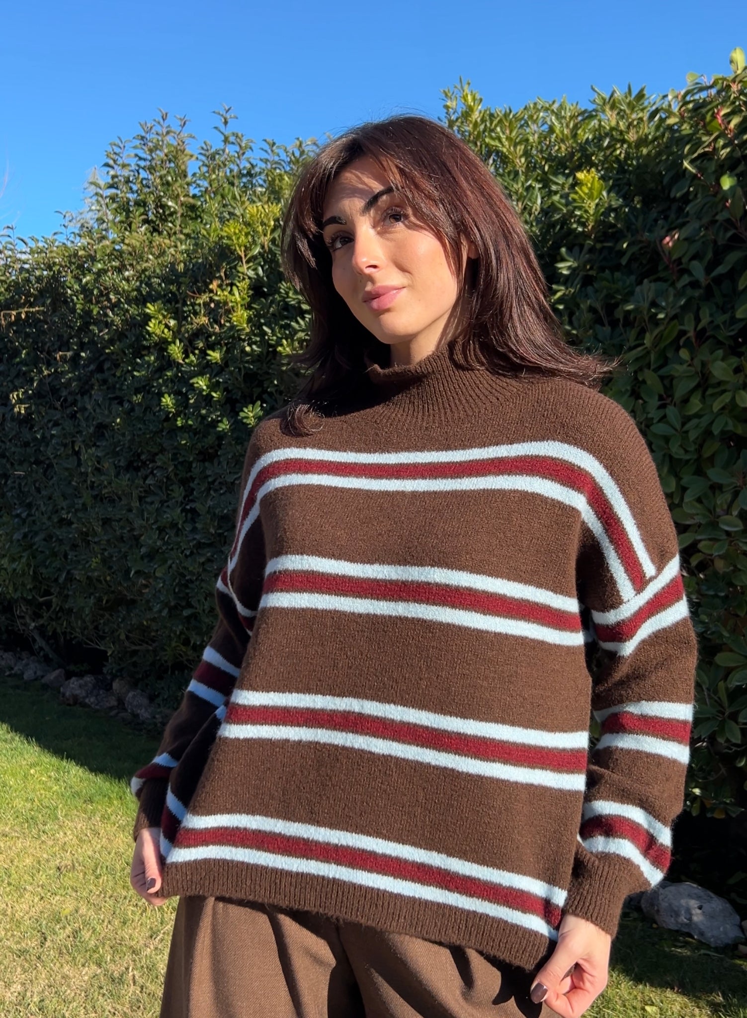 Jersey rayas choco