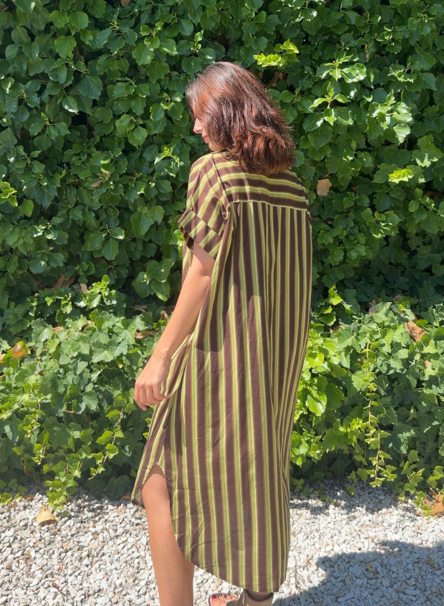Camisola rayas verde