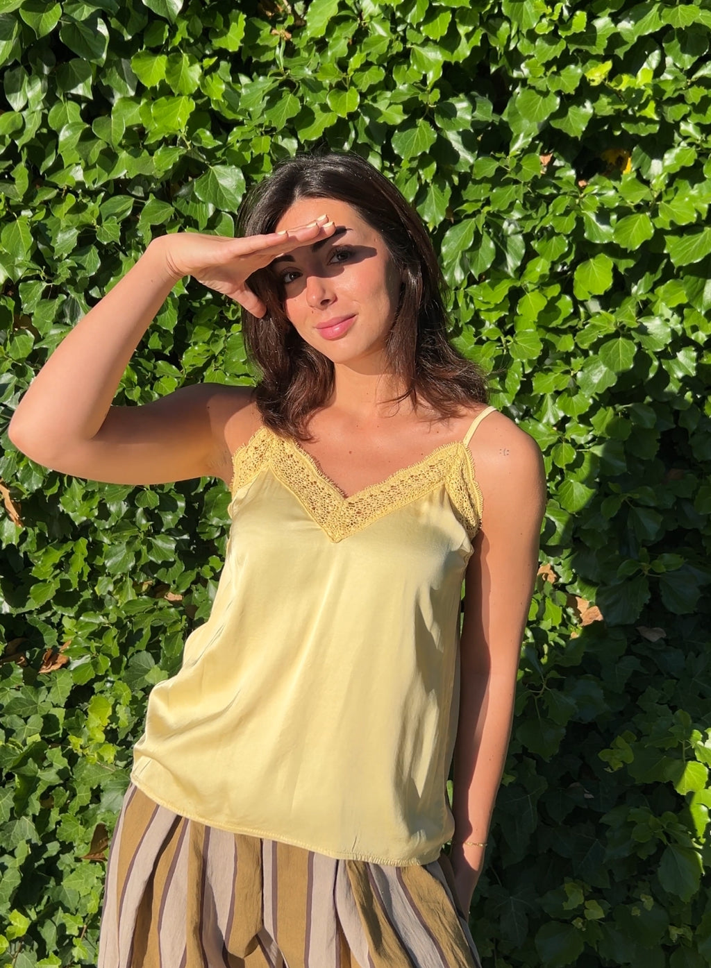 Lencero raso amarillo