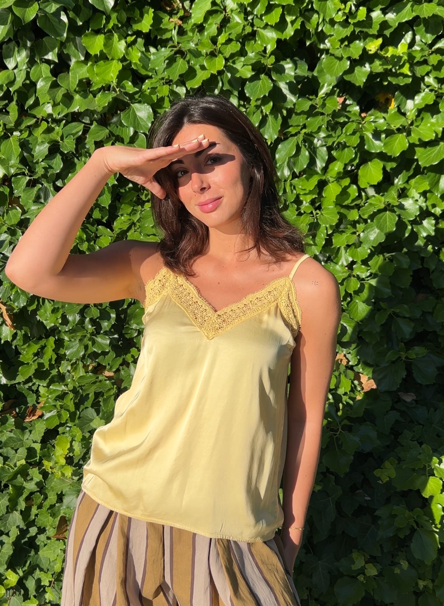 Lencero raso amarillo