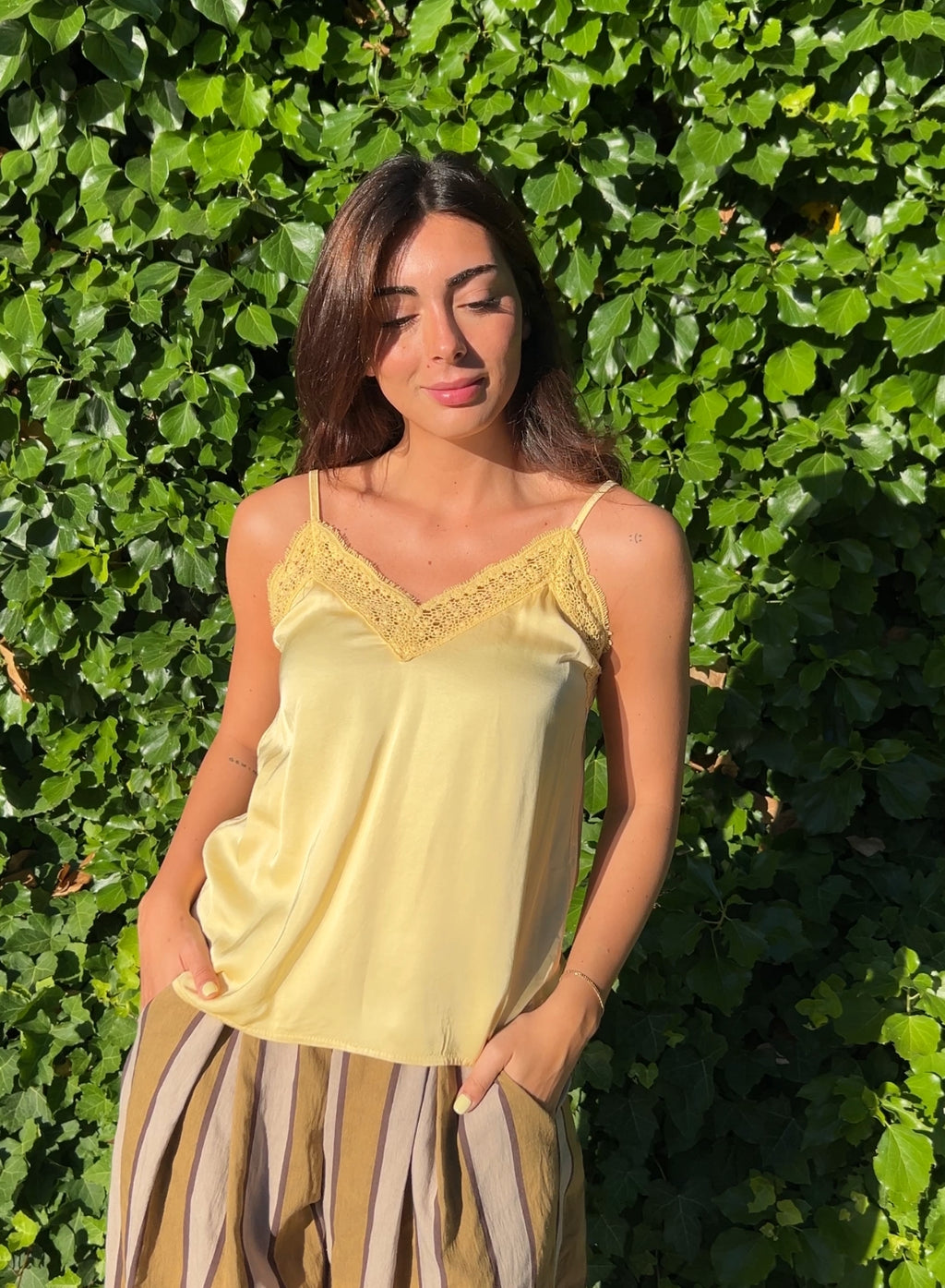 Lencero raso amarillo