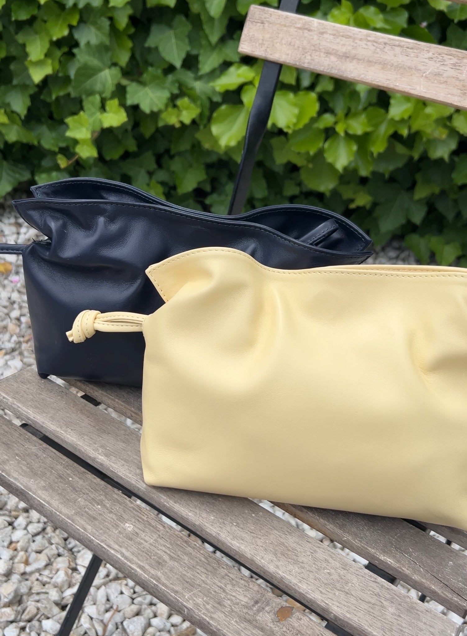 Bolso clutch piel