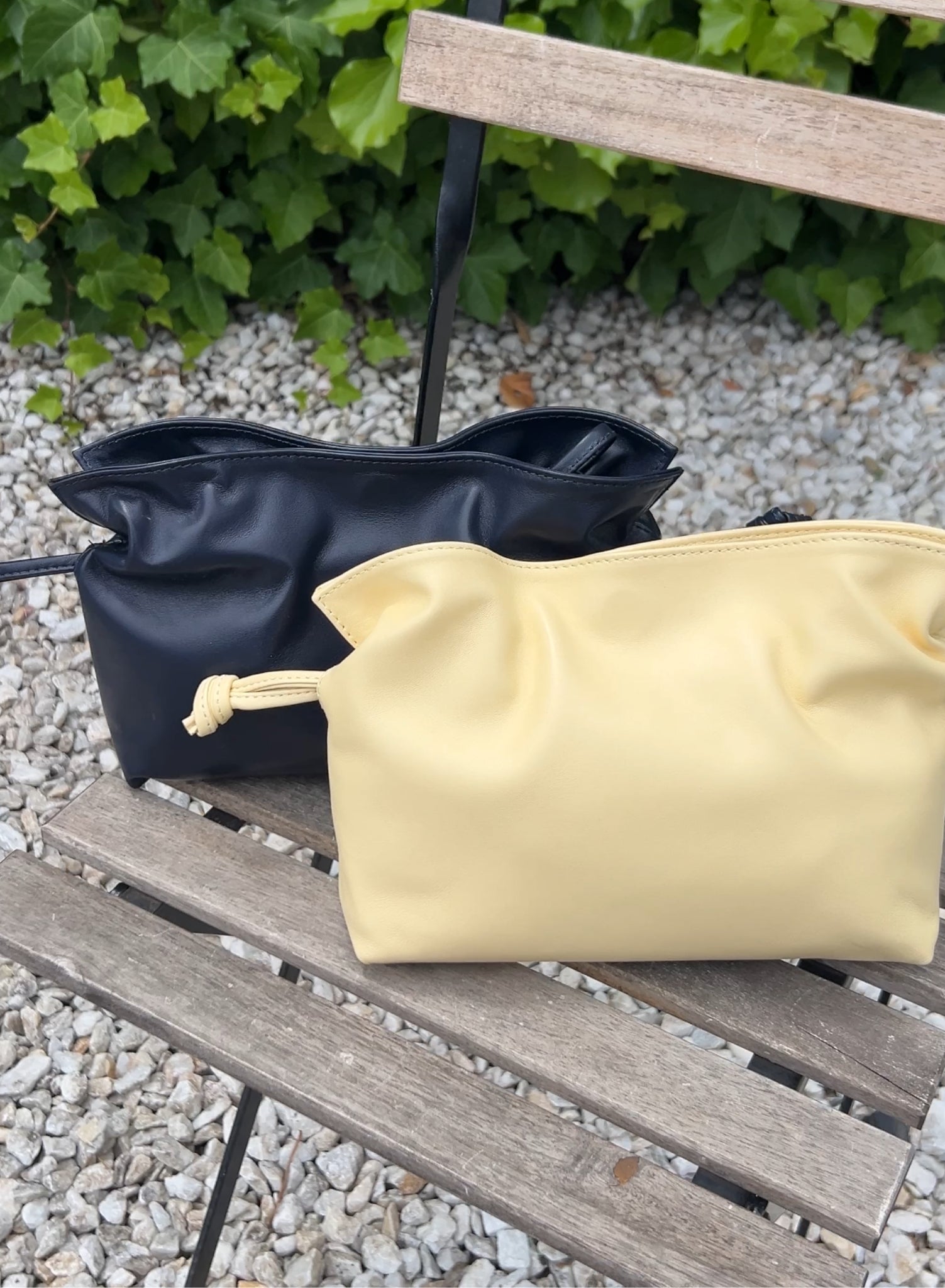 Bolso clutch piel