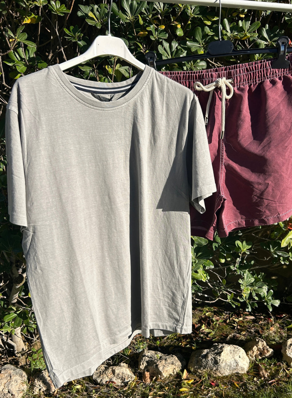Camiseta Hombre gris