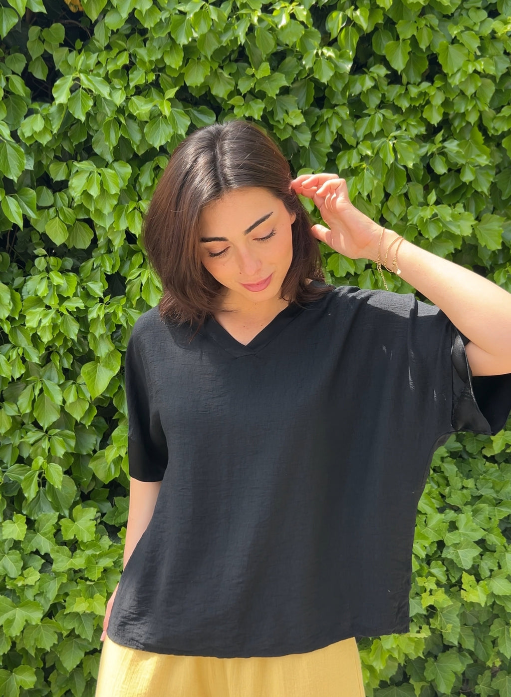 Blusa Japonesa negro