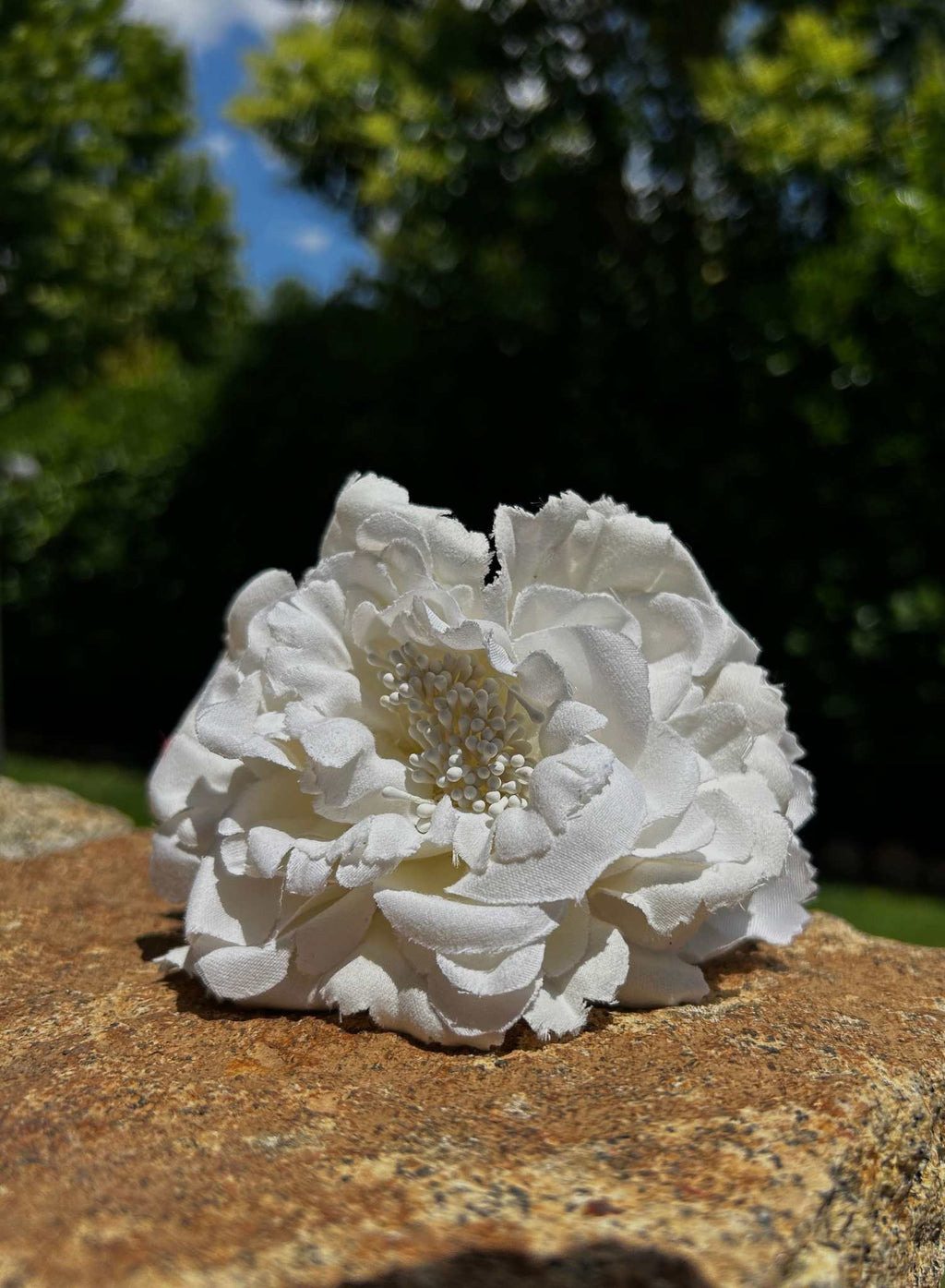 Pinza flor pelo (varios colores)