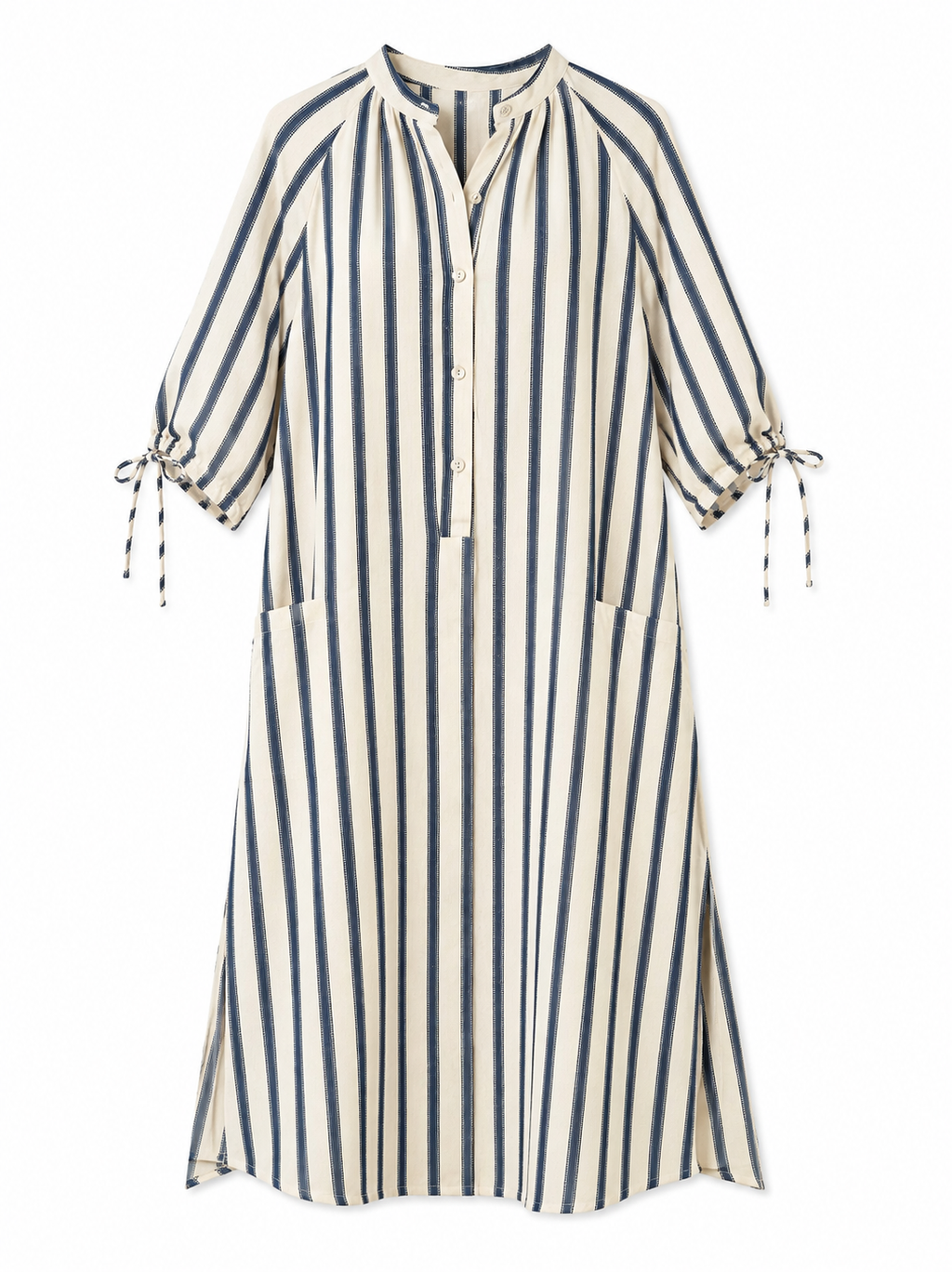 Vestido rayas blanco
