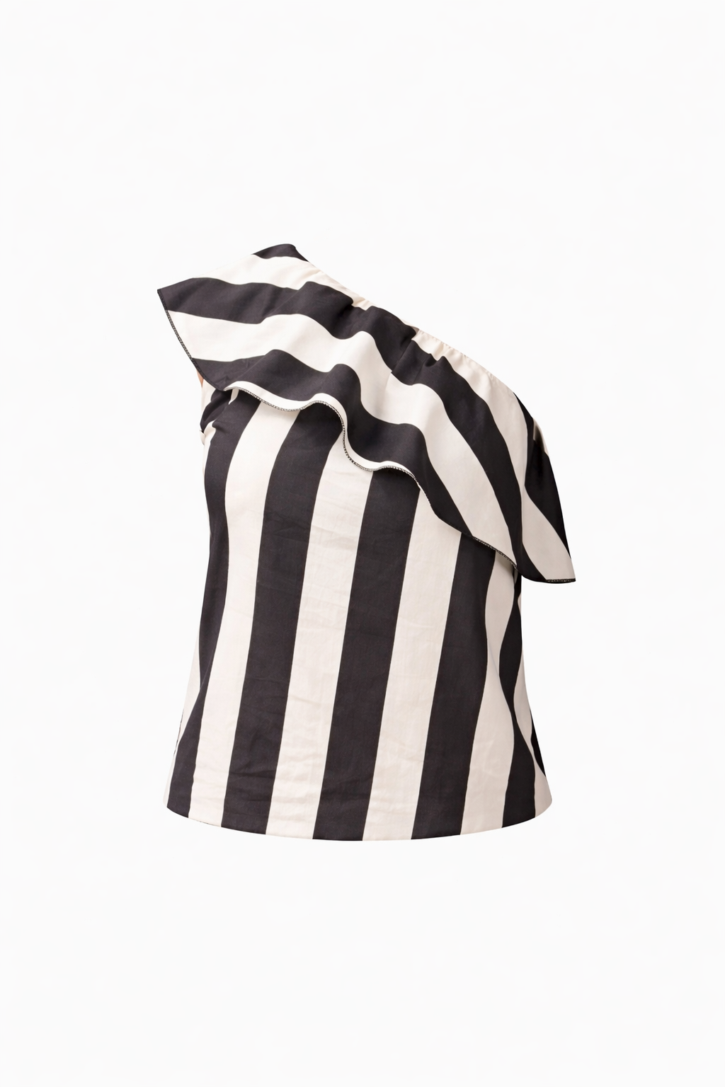 Blusa asimétrica rayas