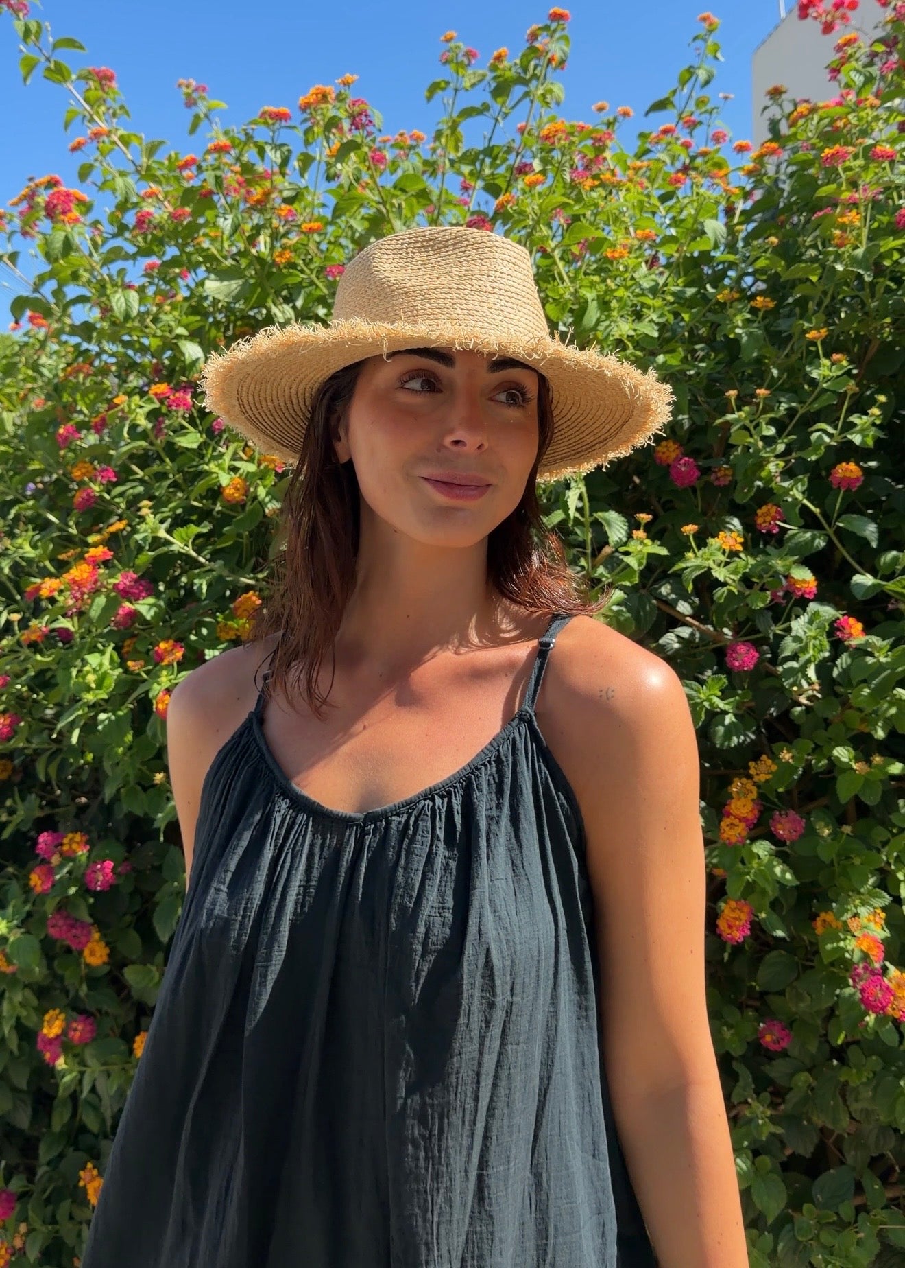 Sombrero rafia