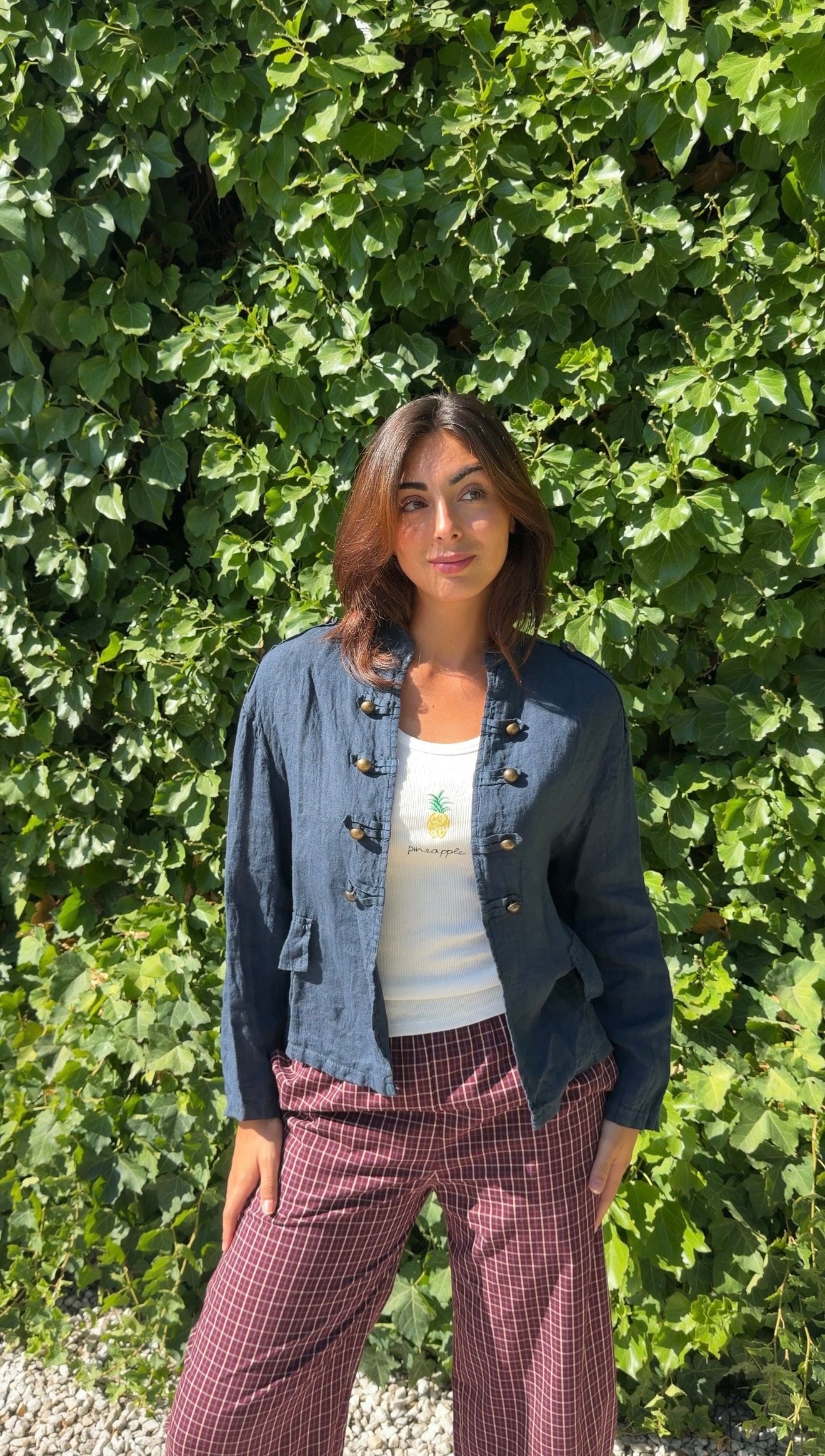 Chaqueta marinera azul