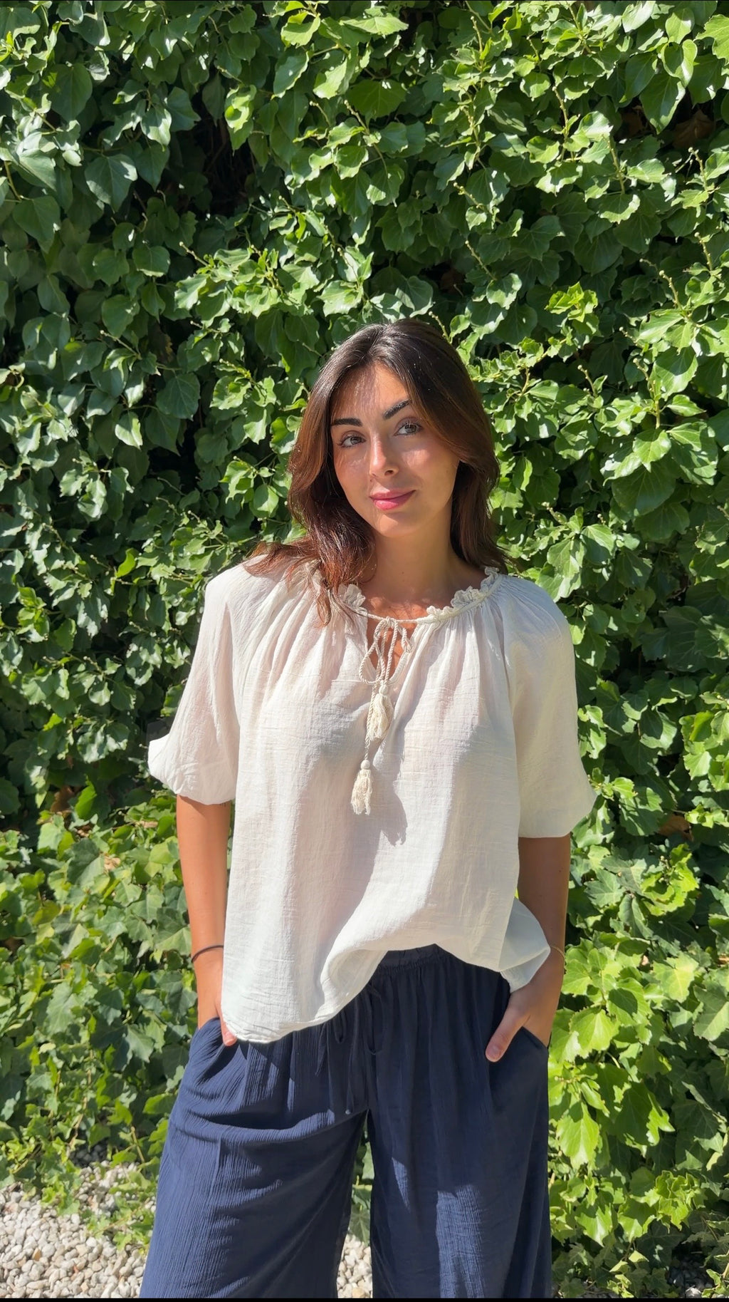 Blusa boho crudo