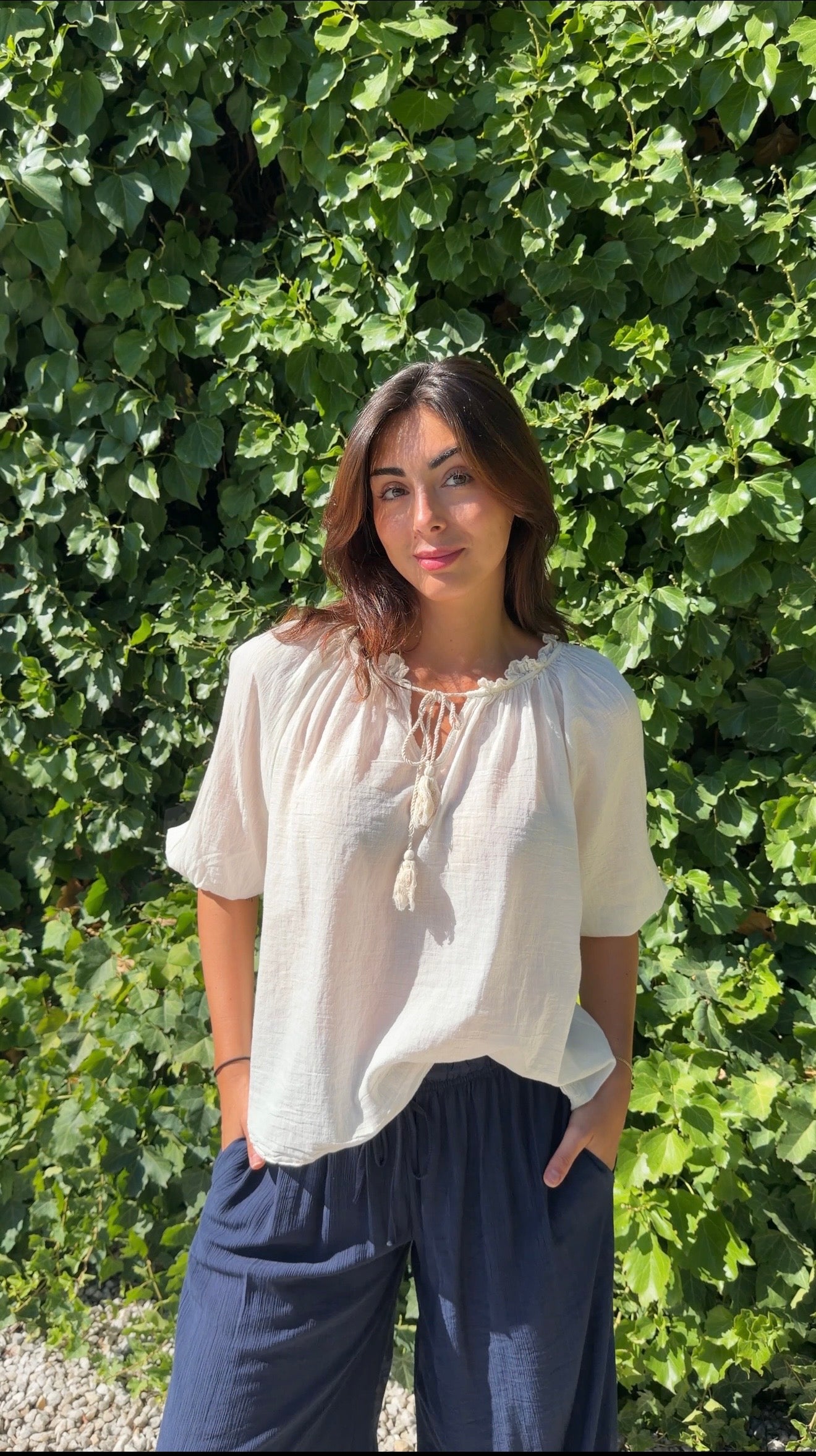 Blusa boho crudo