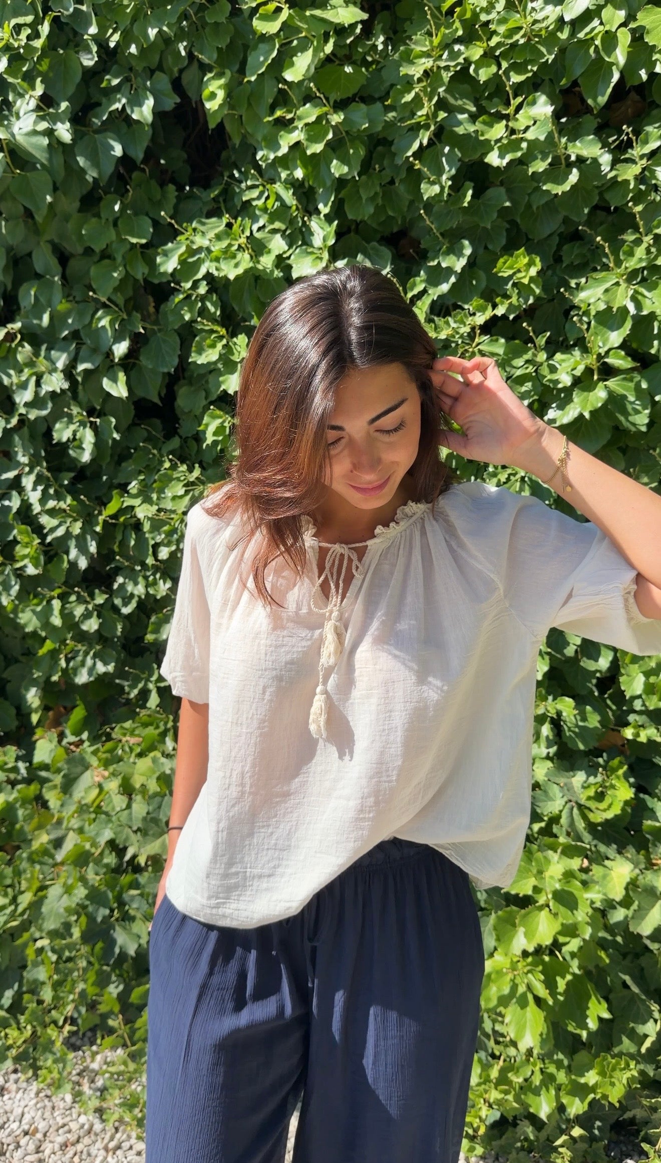 Blusa boho crudo