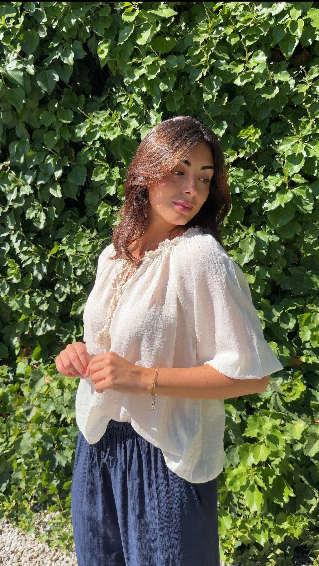 Blusa boho crudo