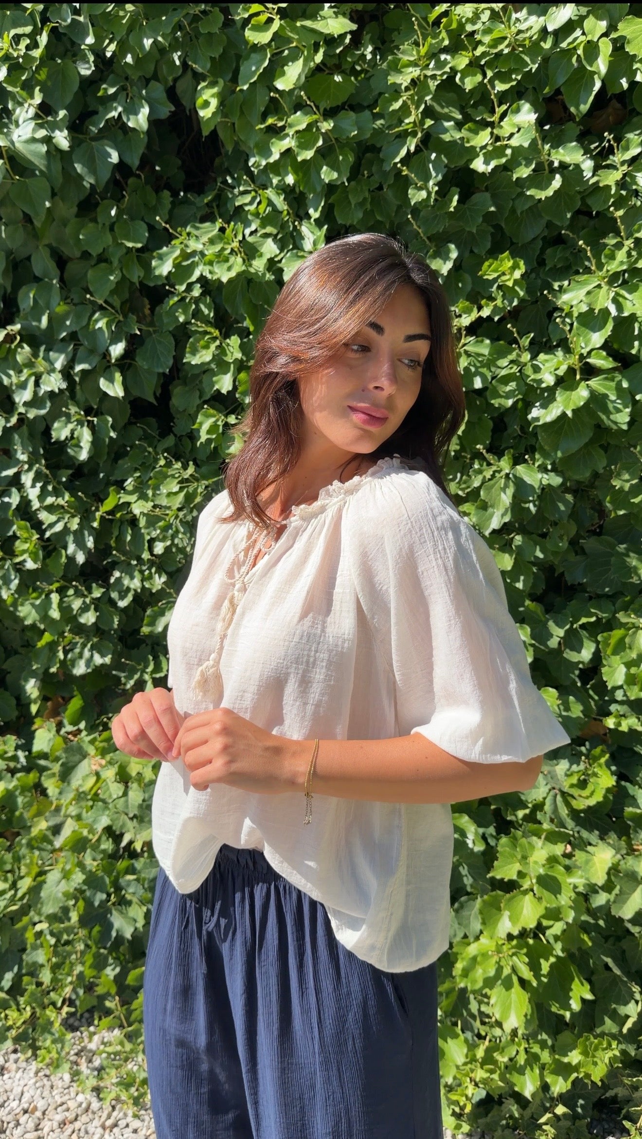 Blusa boho crudo