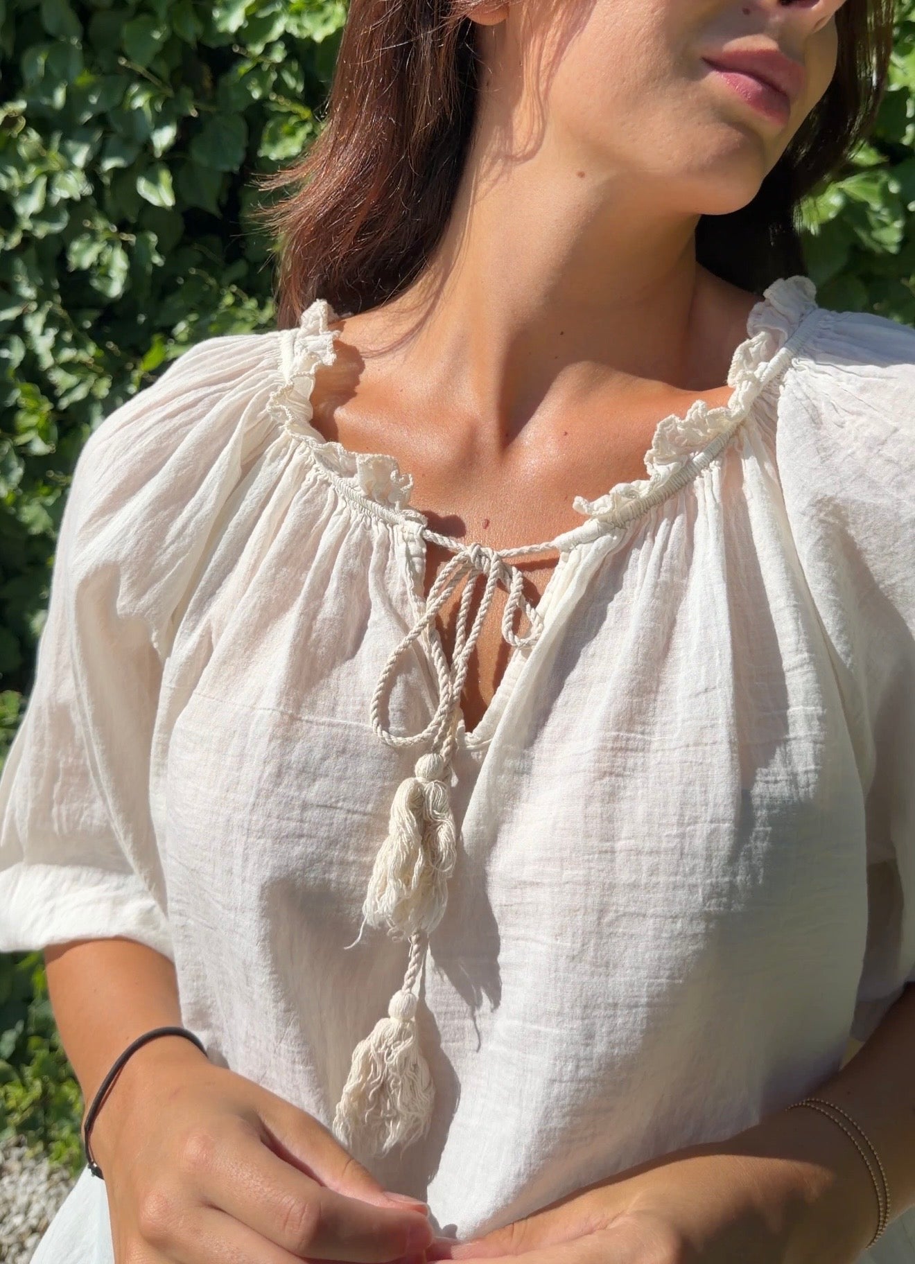Blusa boho crudo