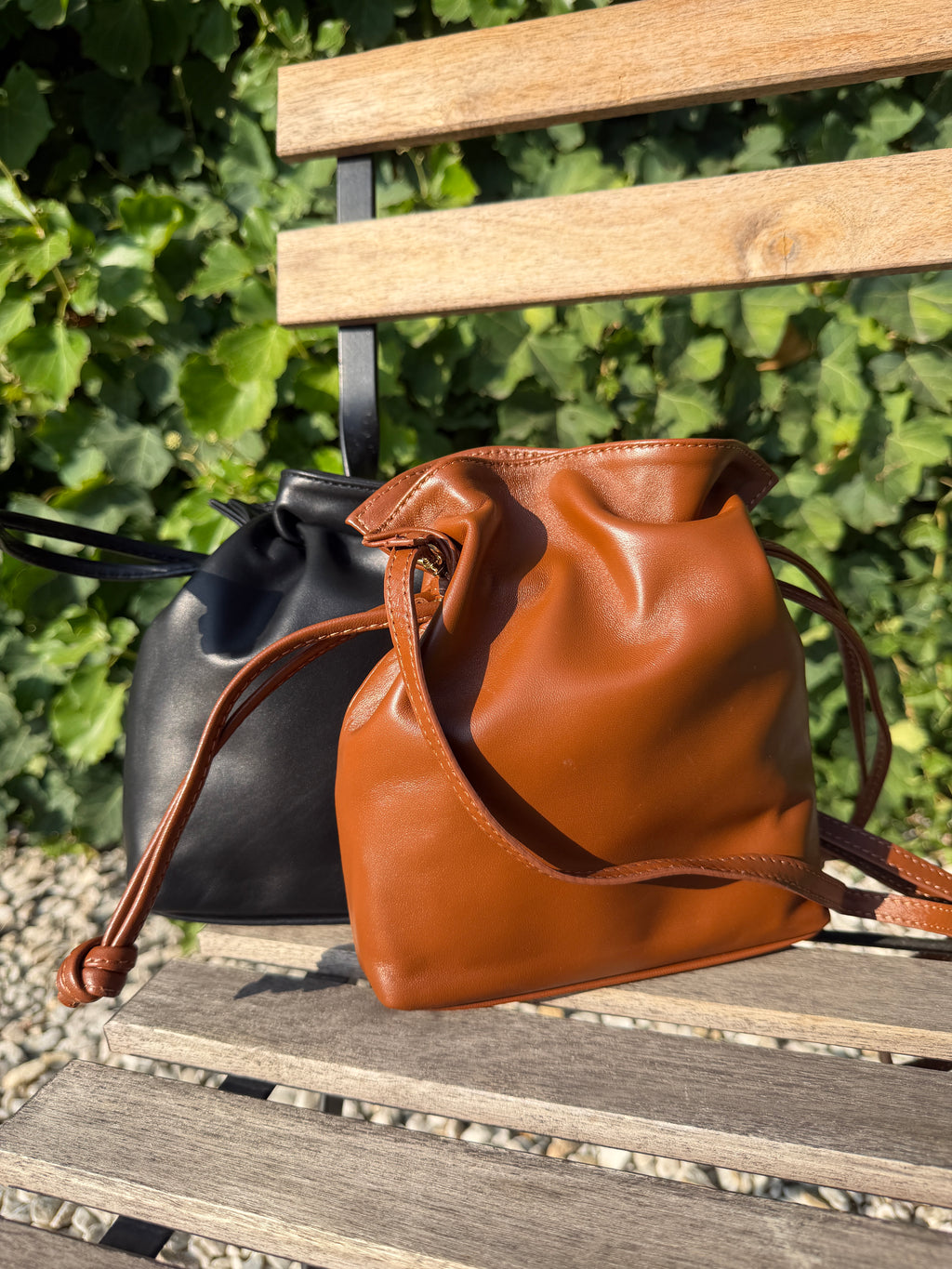 Bolso clutch mini piel