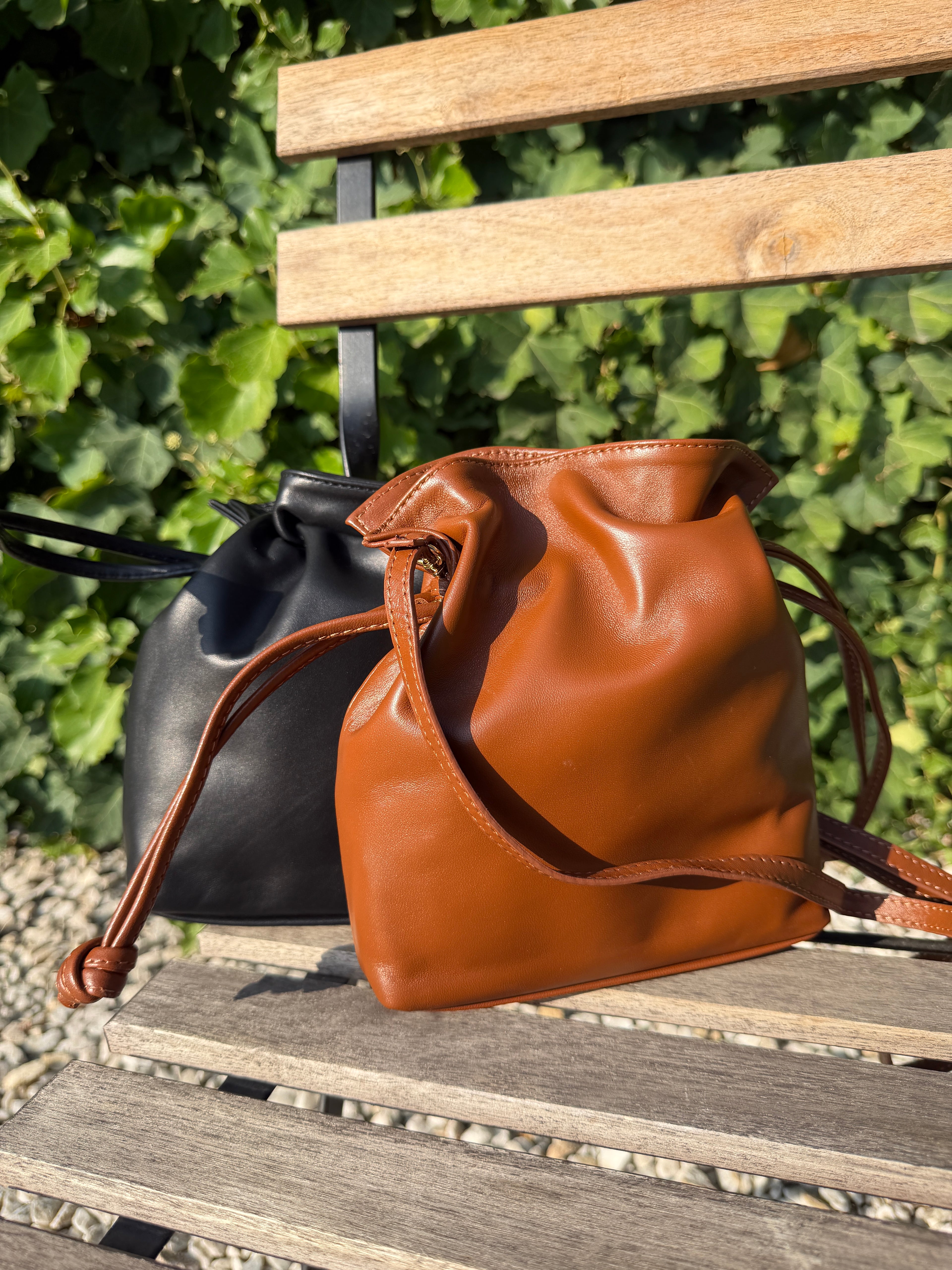 Bolso clutch mini piel