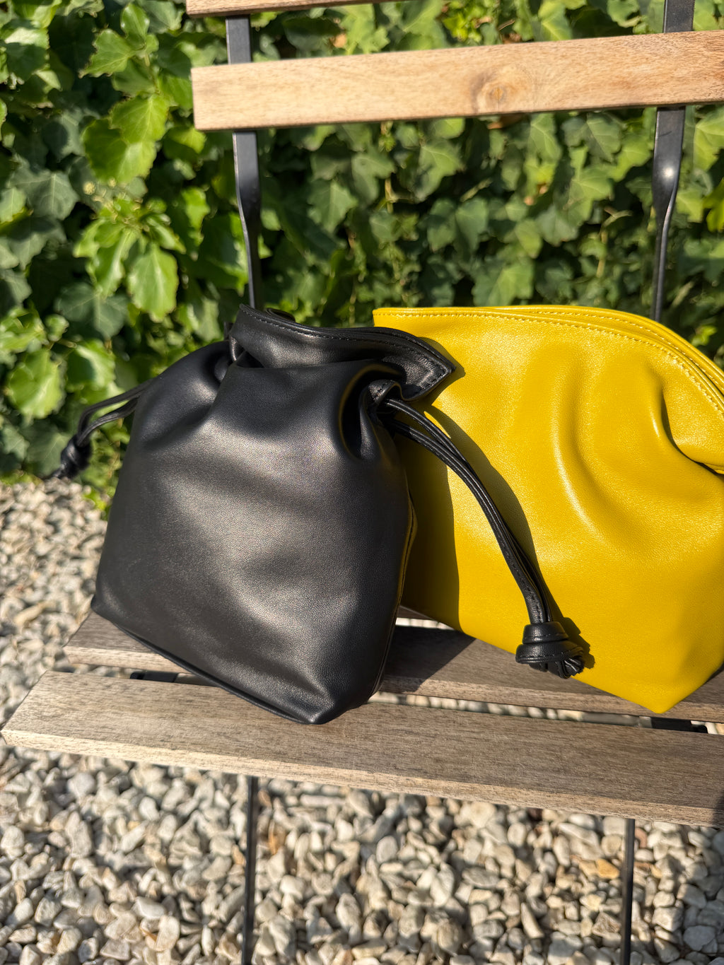 Bolso clutch mini piel