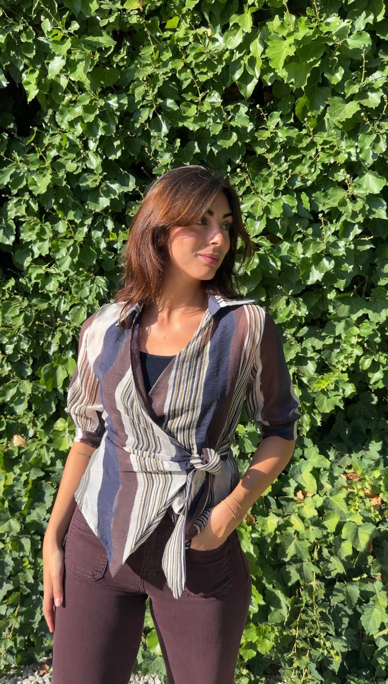 Blusa de rayas