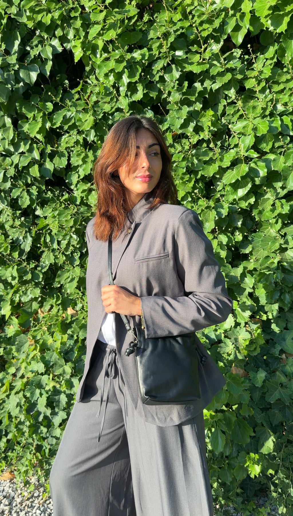 Bolso clutch mini piel