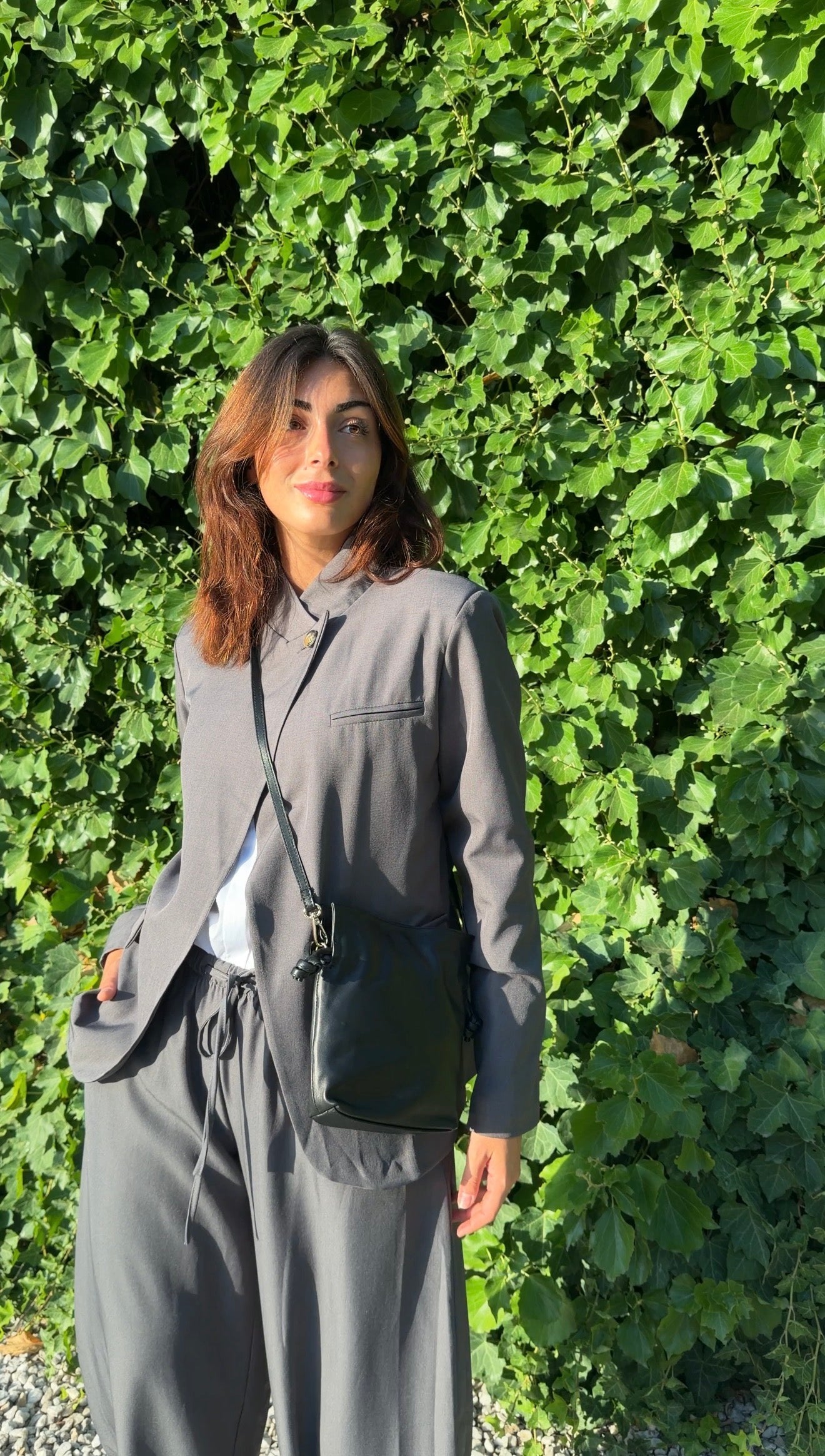 Bolso clutch mini piel