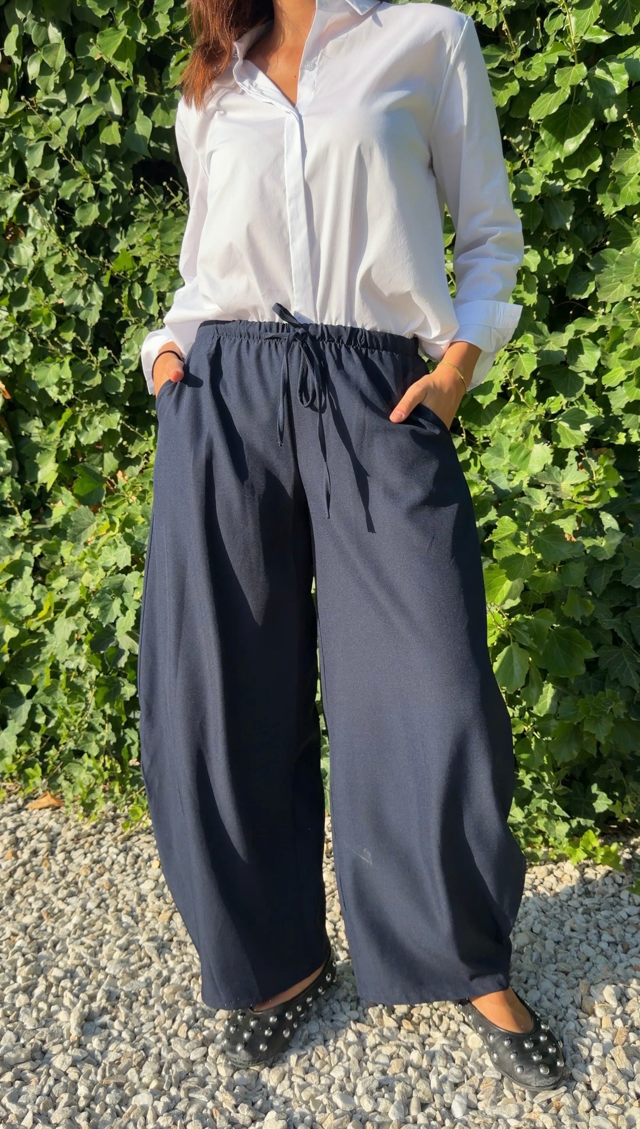 Pantalón traje marino