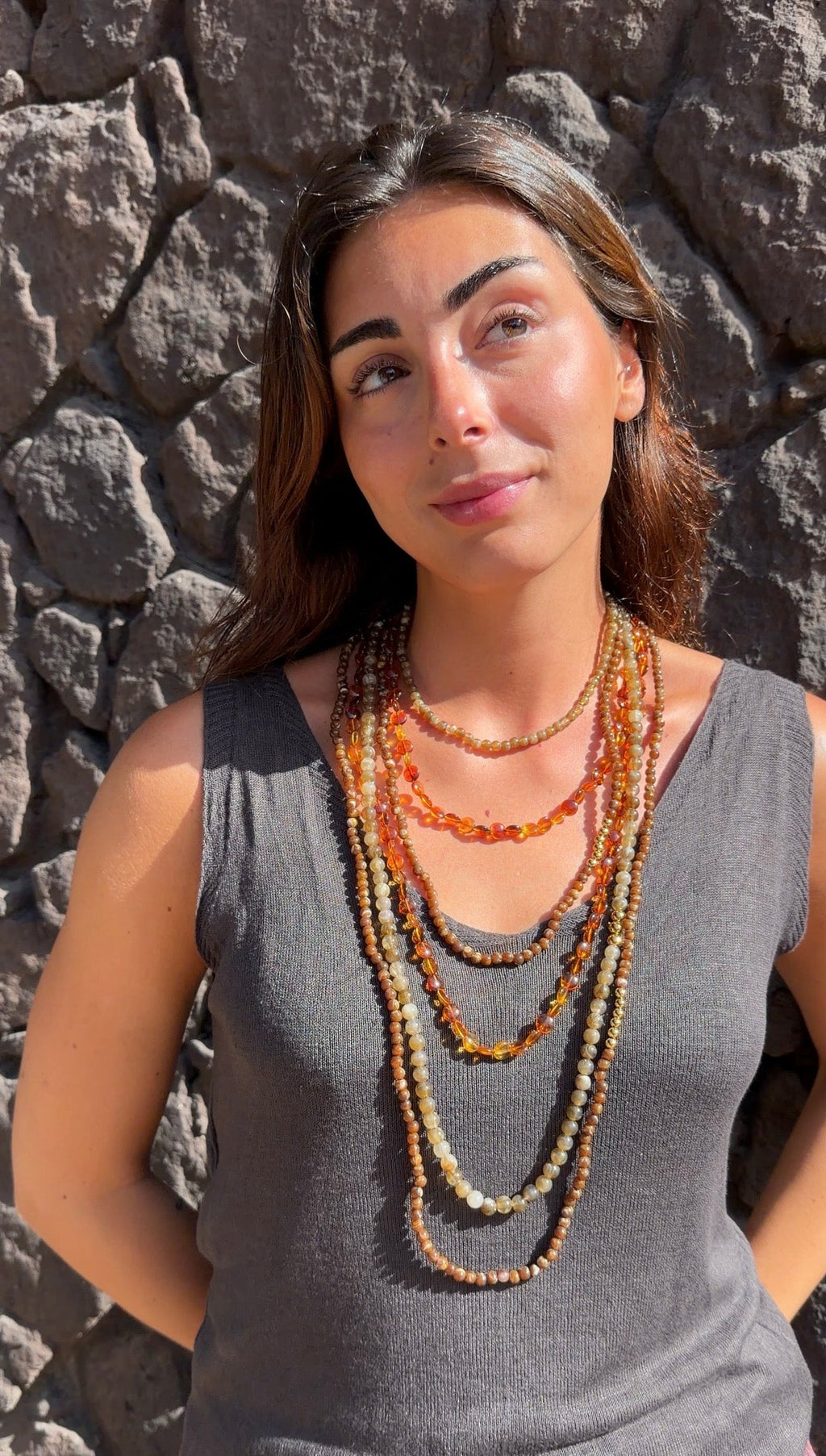 Collar largo mix
