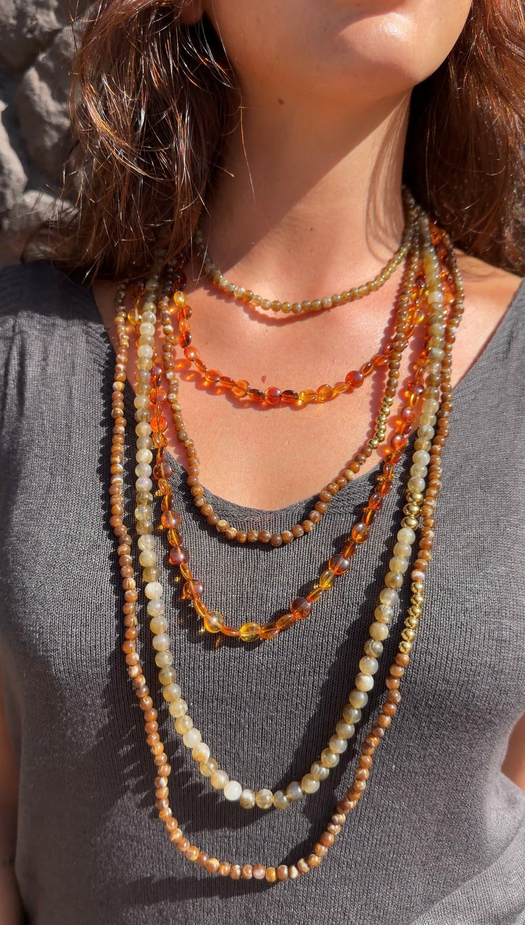 Collar largo mix