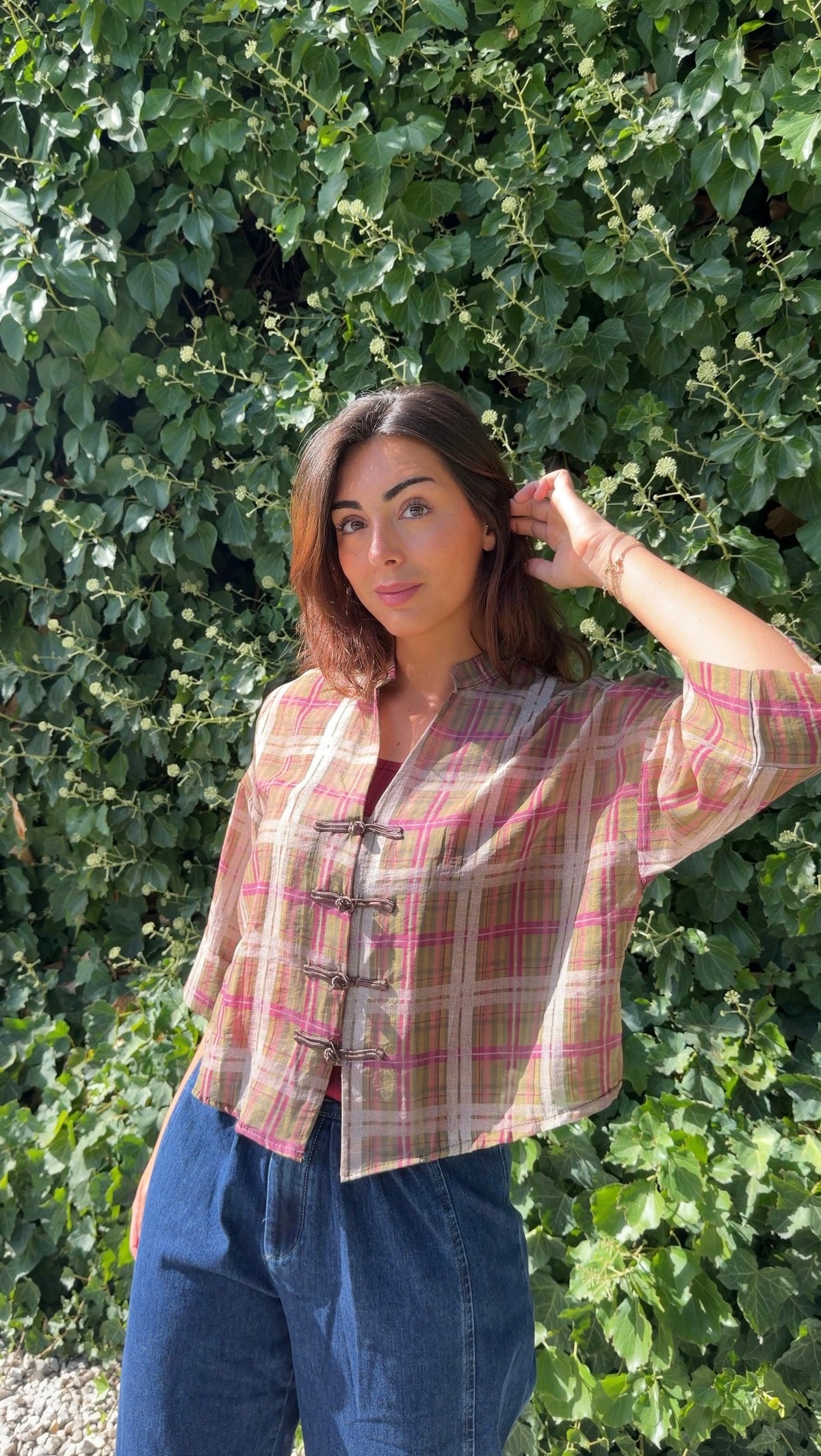 Camisa tipo asiática