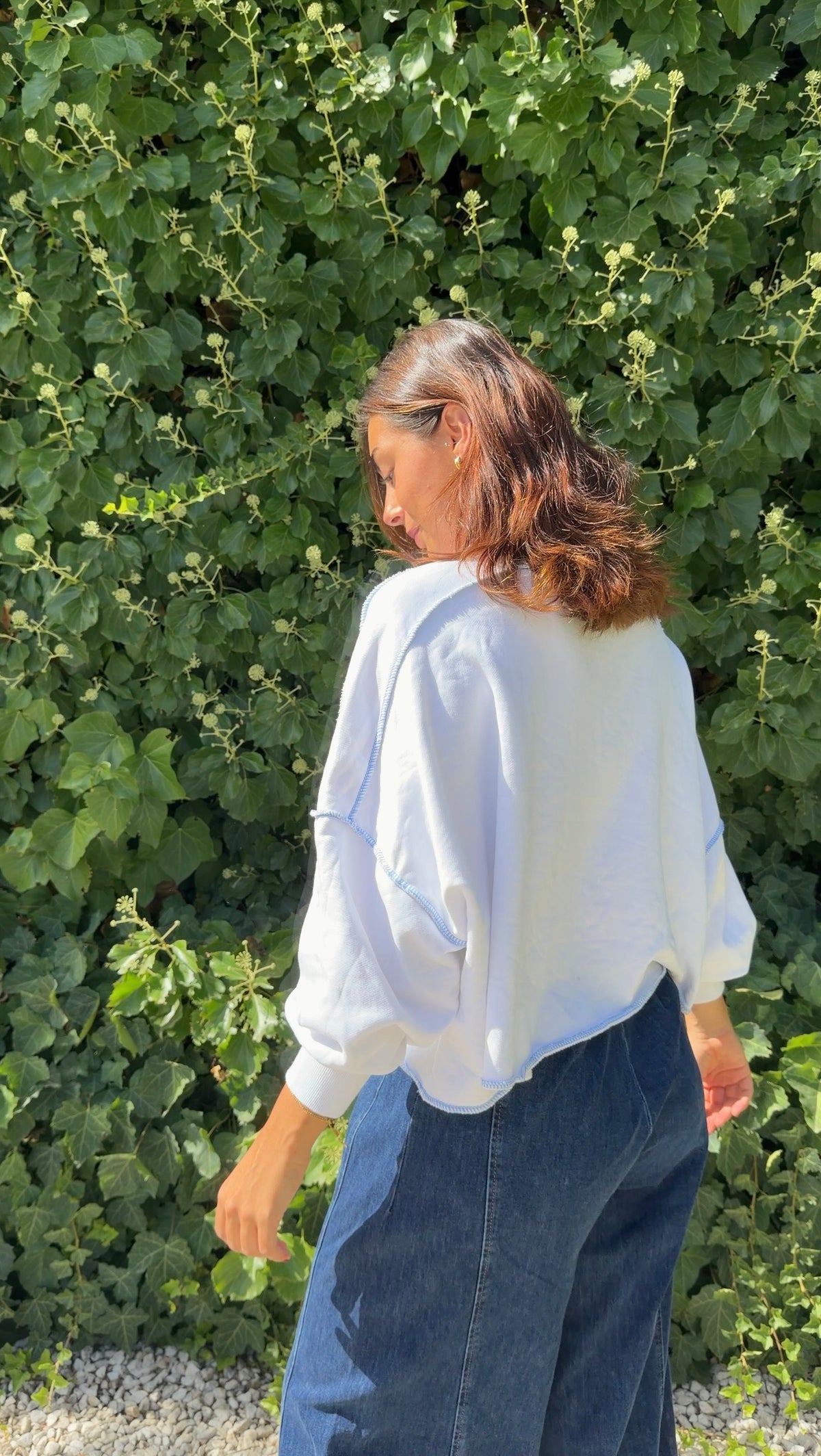 Sudadera blanca