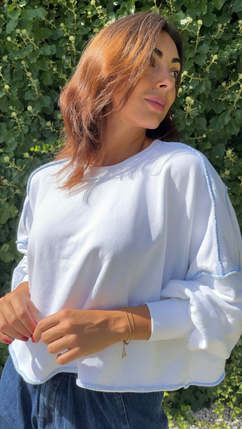 Sudadera blanca