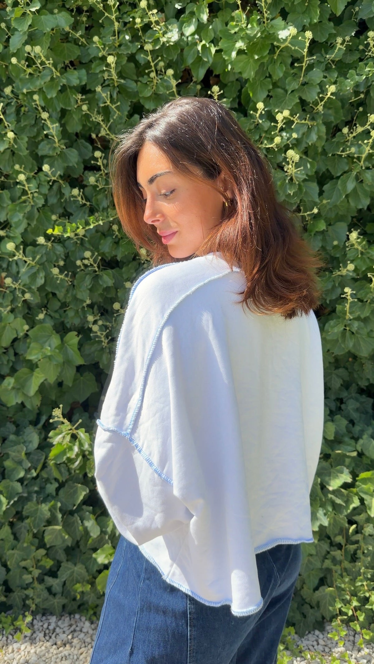 Sudadera blanca