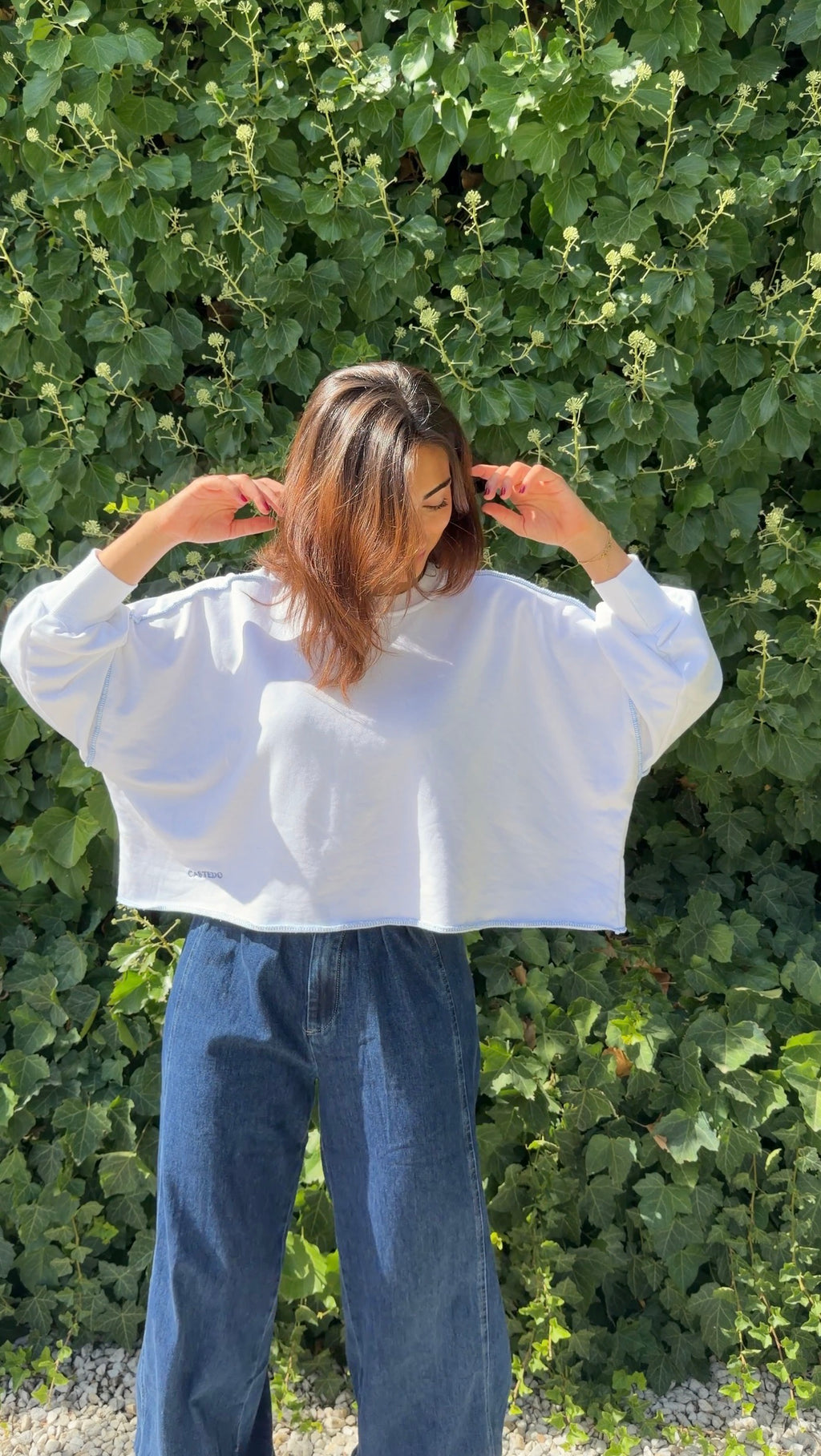 Sudadera blanca