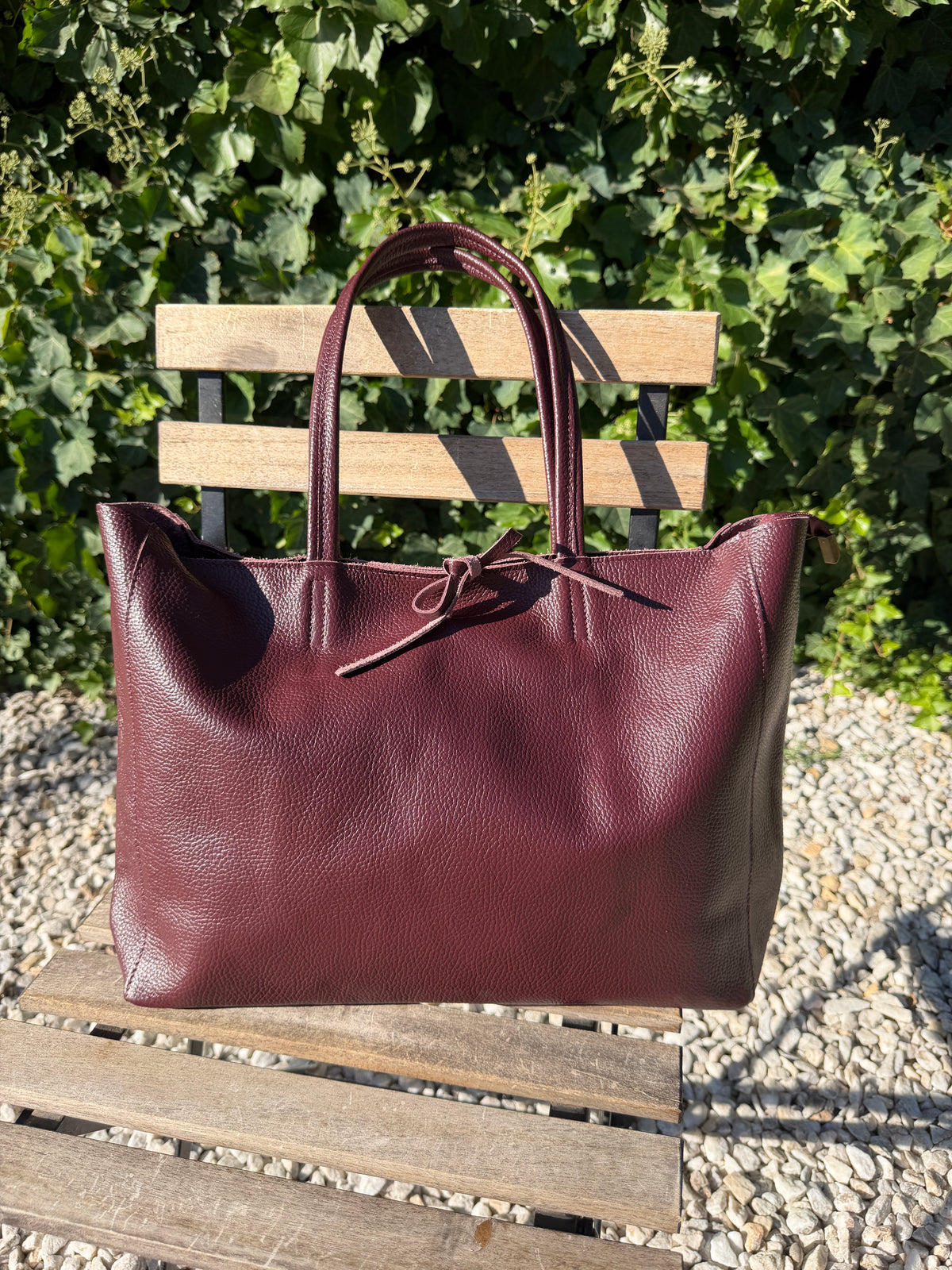 Bolso mediterráneo berenjena