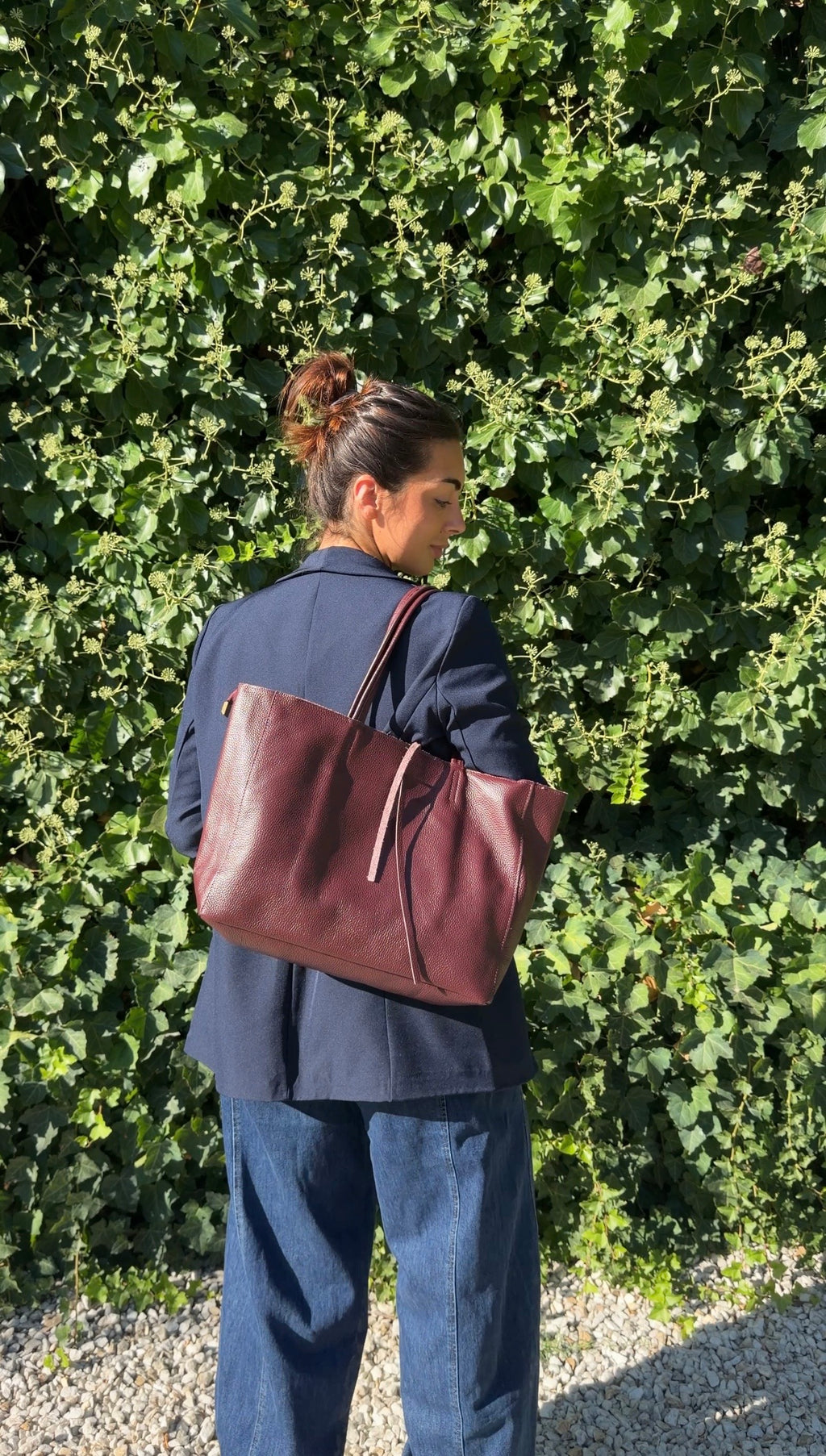 Bolso mediterráneo berenjena