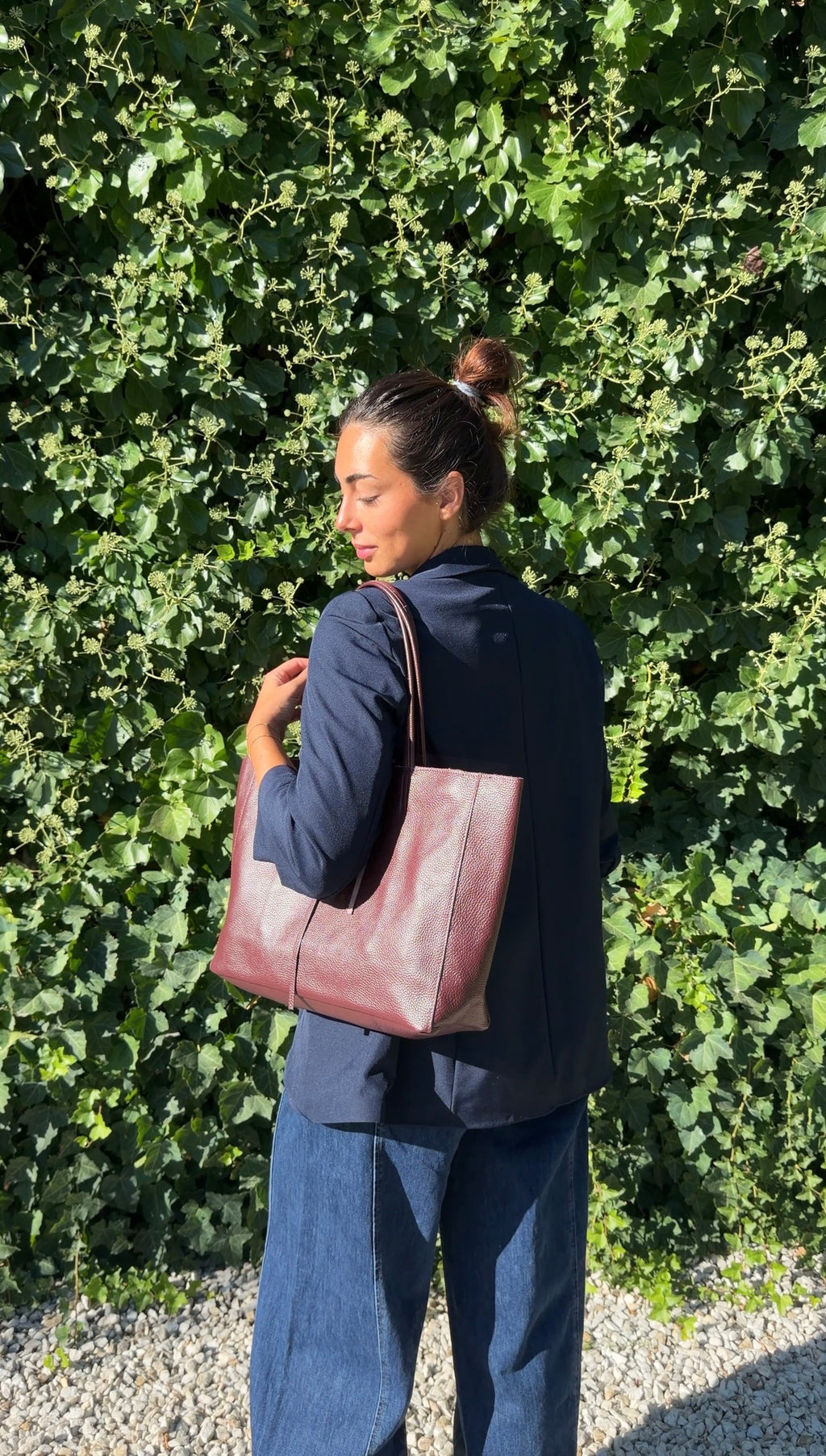 Bolso mediterráneo berenjena