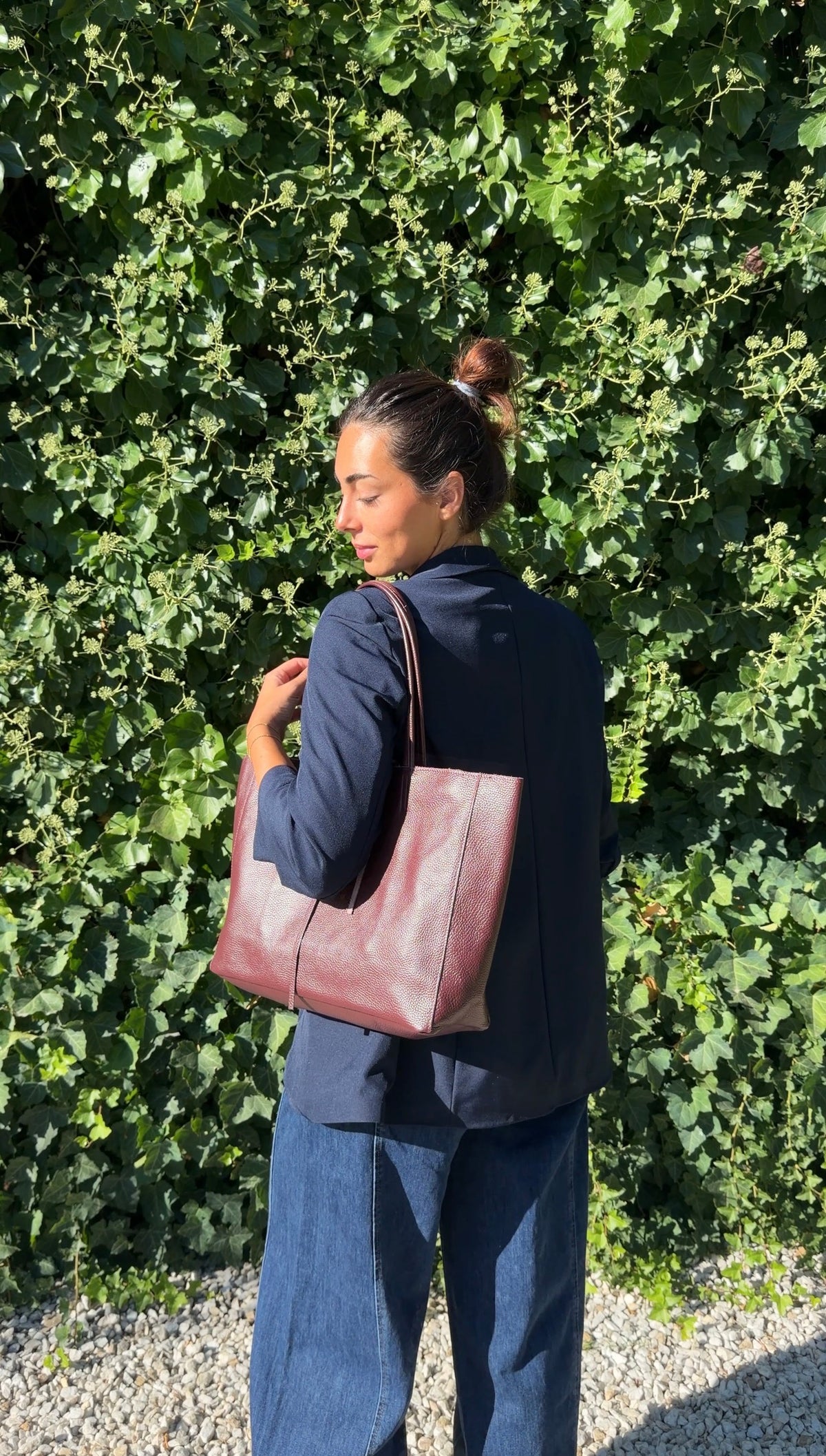Bolso mediterráneo berenjena