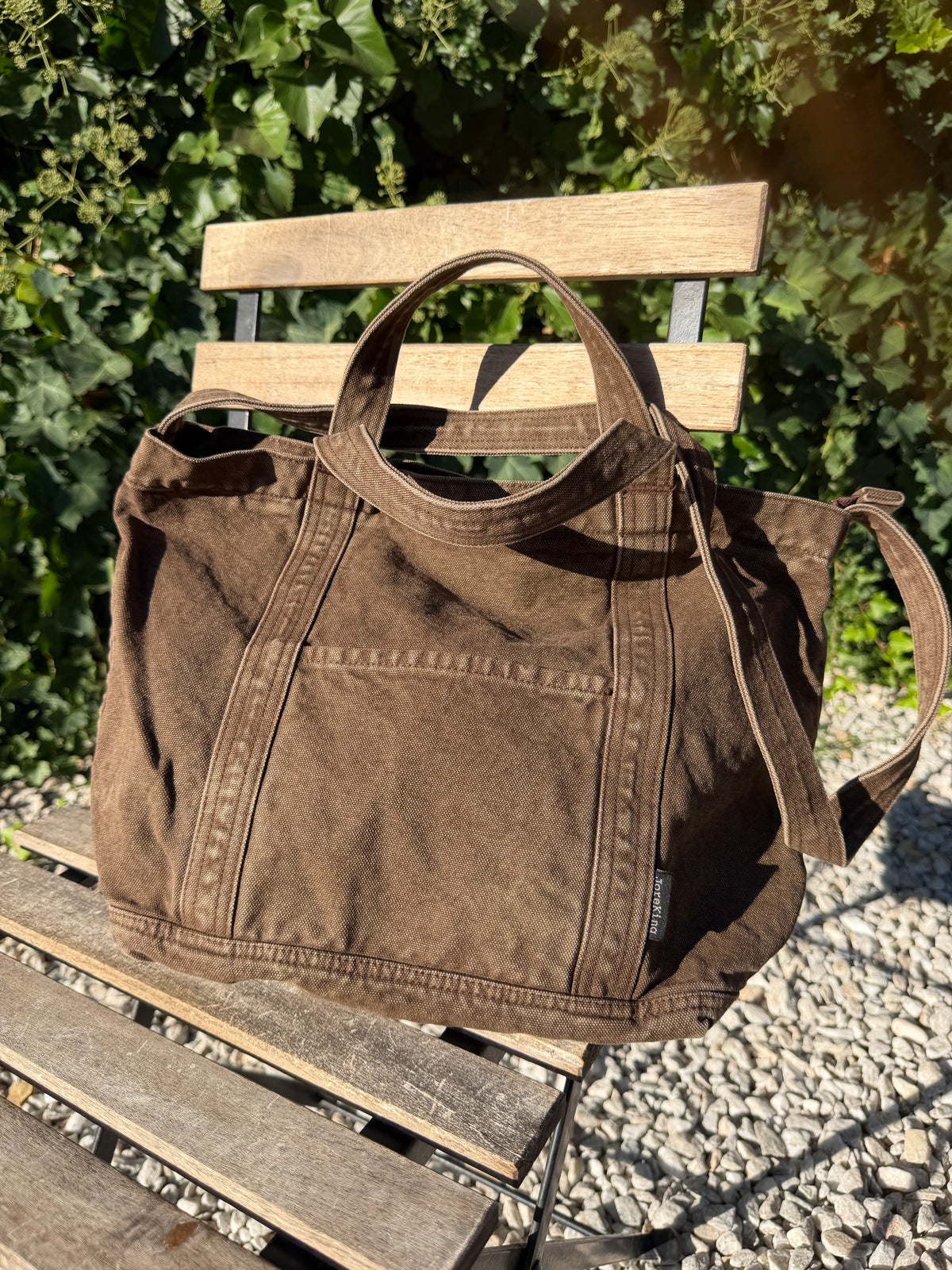 Bolso vaquero marrón