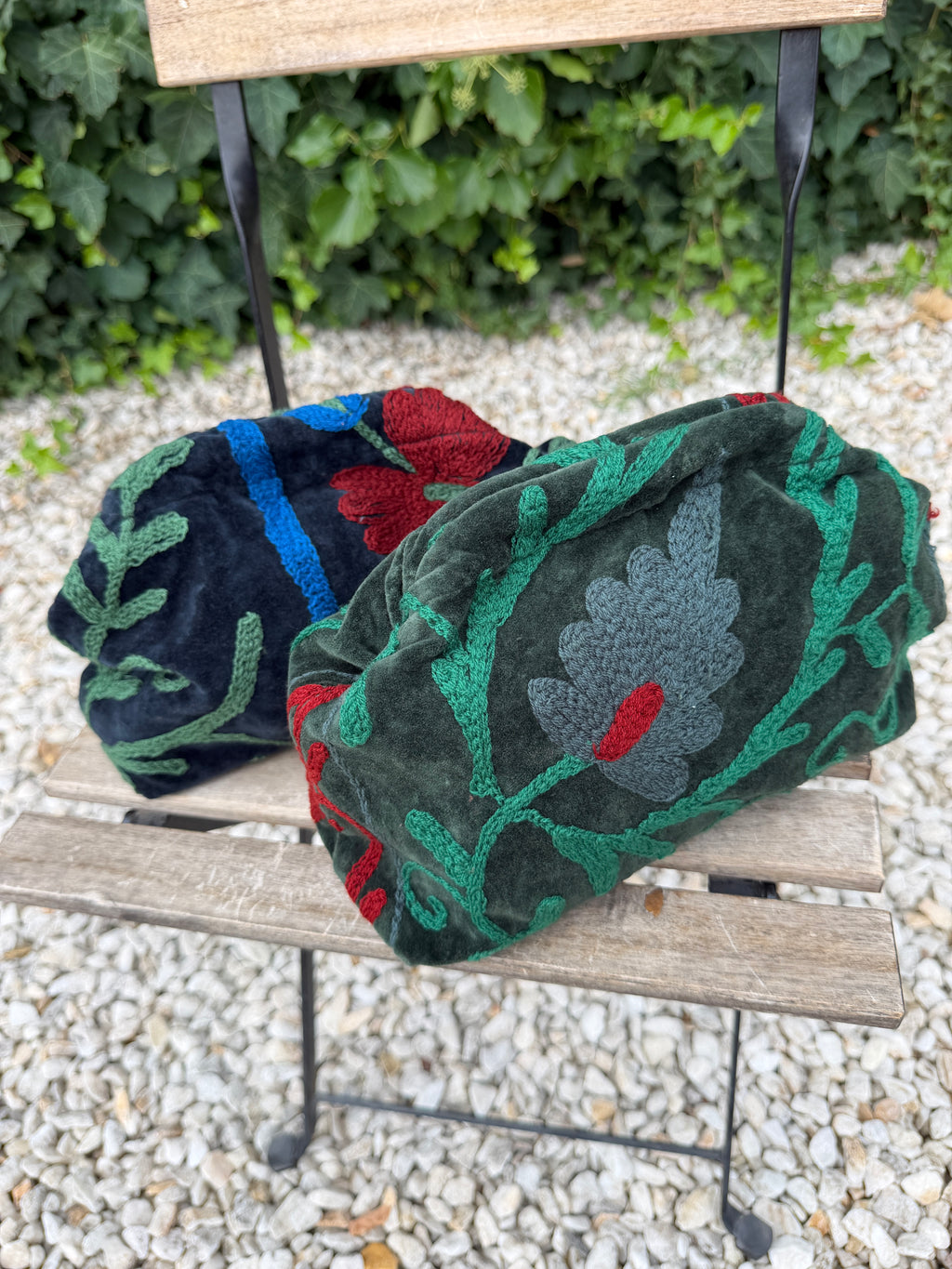 Bolso clutch terciopelo