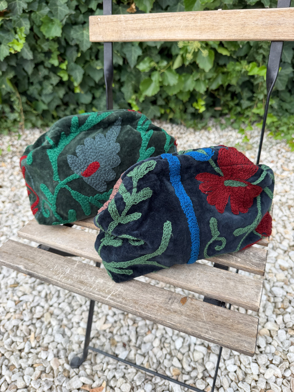 Bolso clutch terciopelo