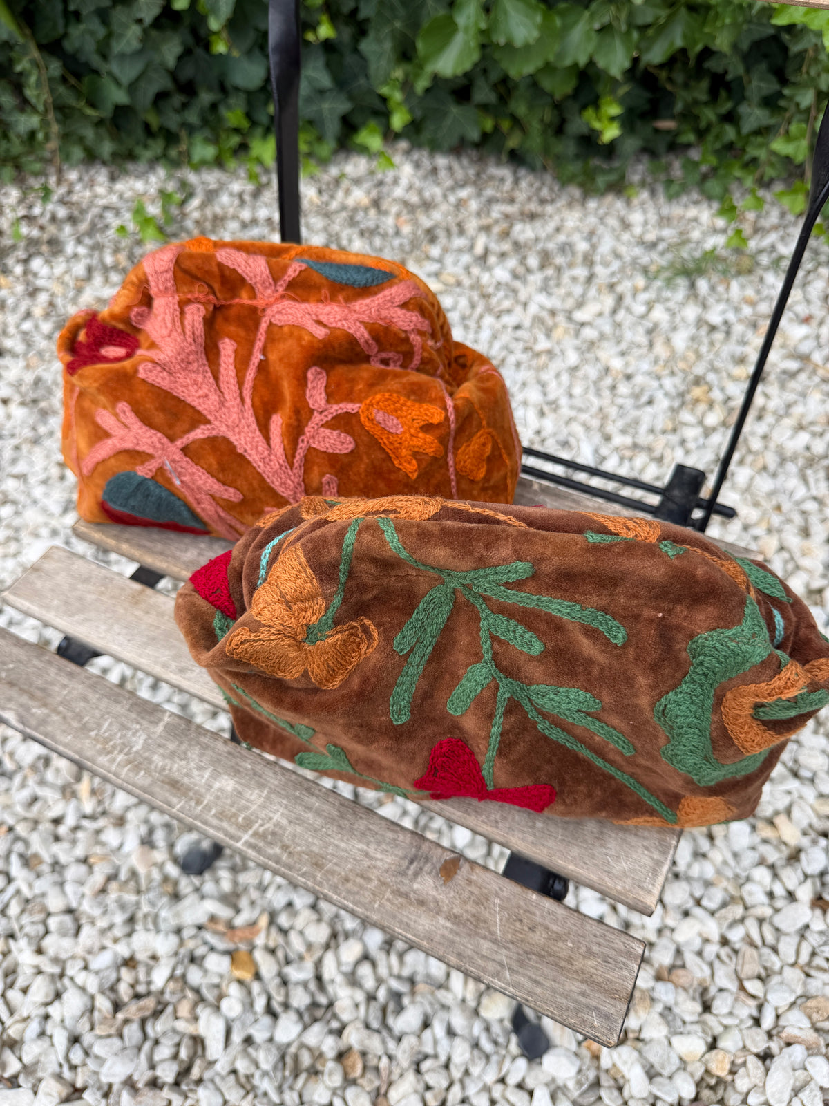 Bolso clutch terciopelo