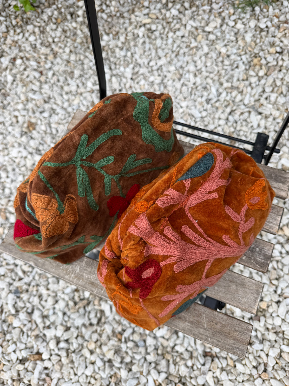 Bolso clutch terciopelo