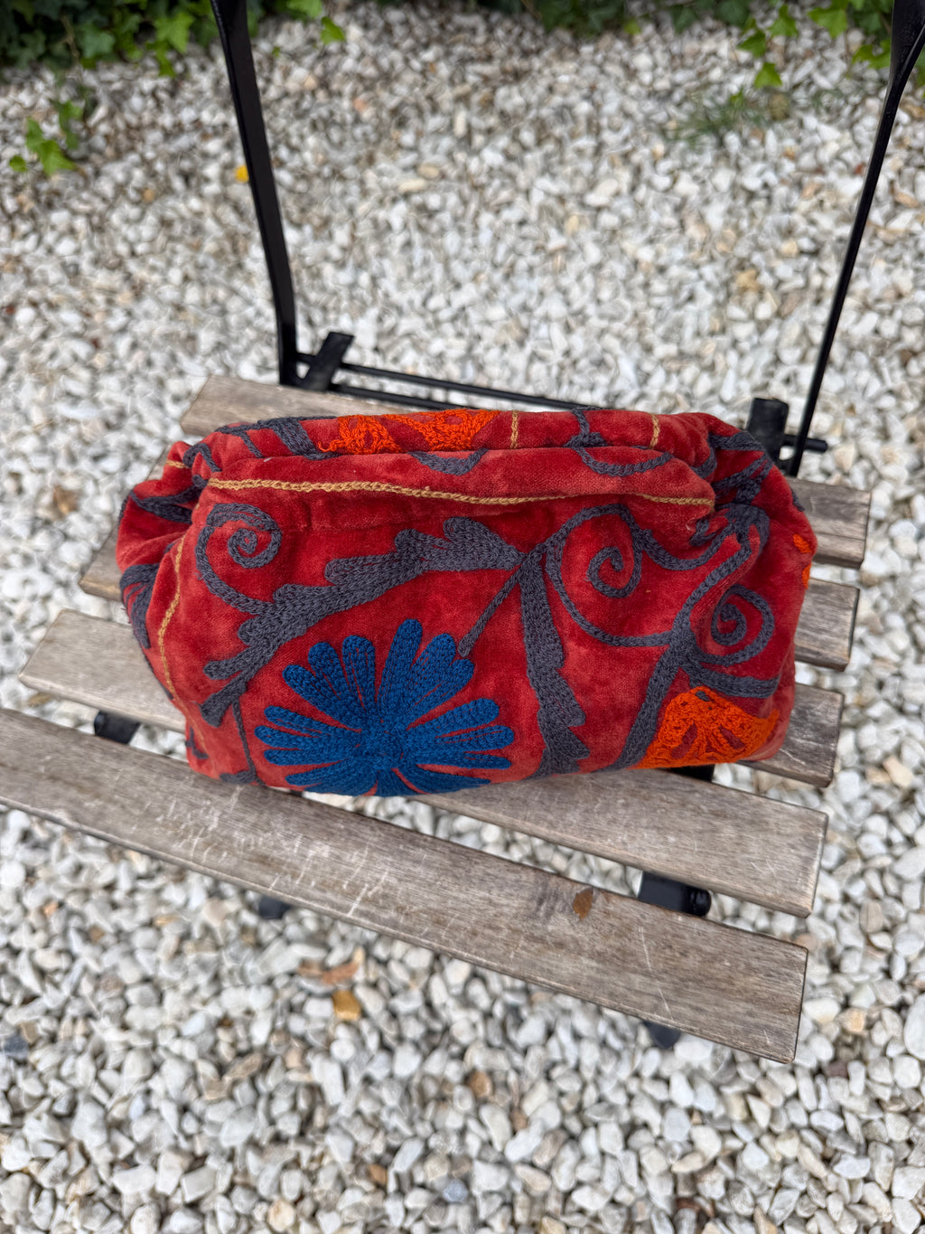 Bolso clutch terciopelo