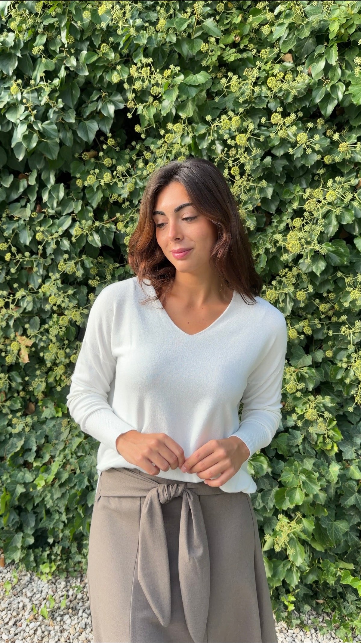 Jersey básico blanco